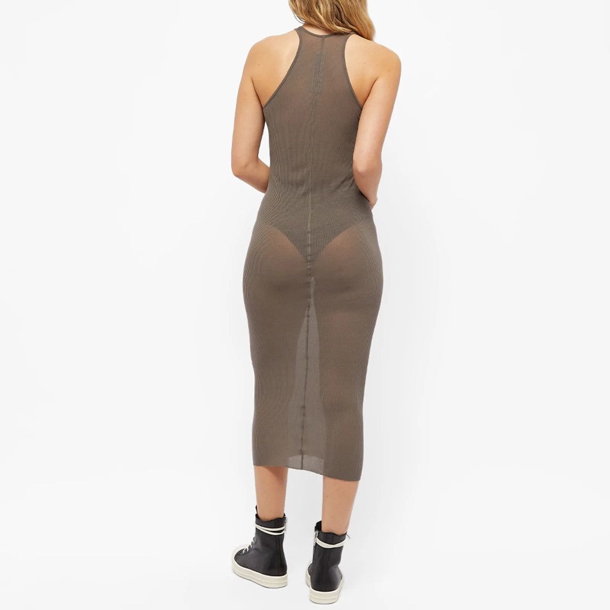 Rick Owens RICK OWENS SLEEVELESS TANK DRESS Size XS / US 0-2 / IT 36-38 - 3 Thumbnail