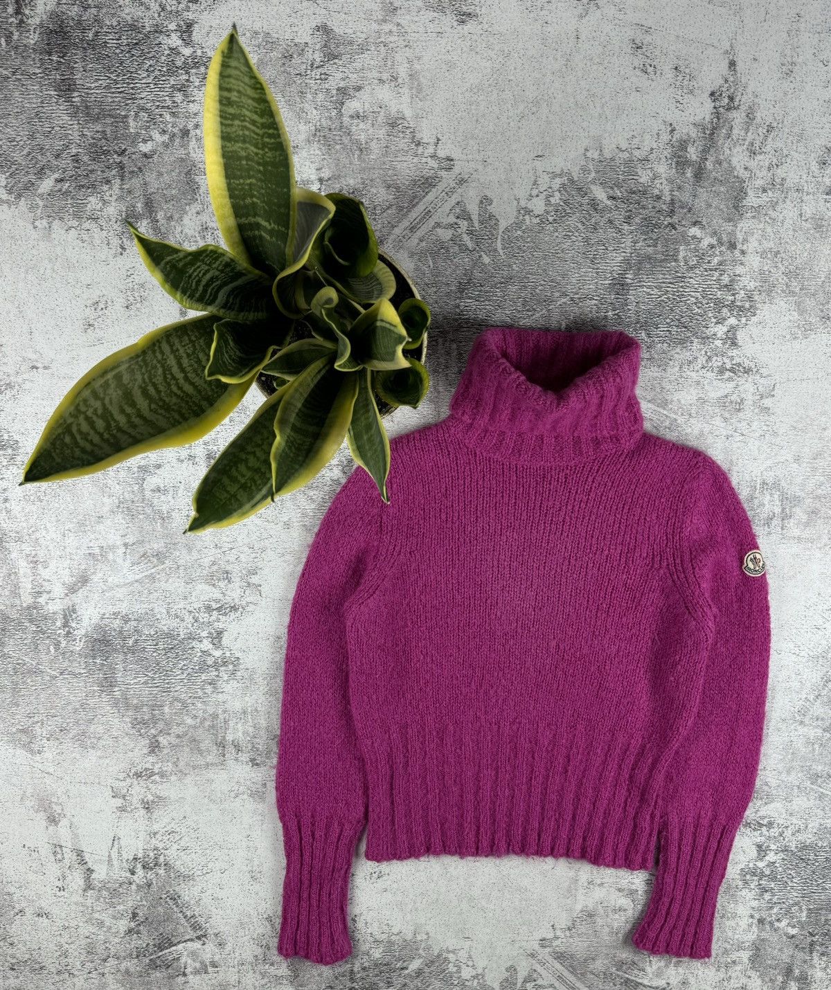 Moncler Moncler Mohair Wool Knited Turtleneck Women Sweater 90S Size M / US 6-8 / IT 42-44 - 1 Thumbnail