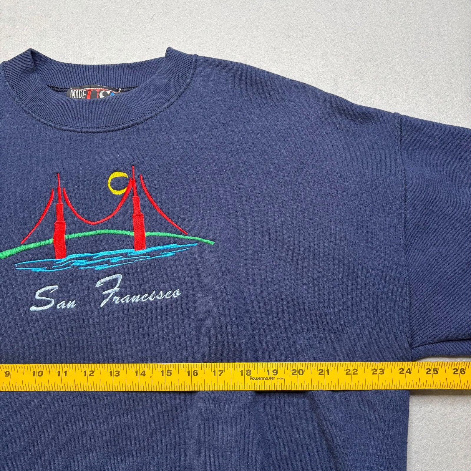 Vintage Vintage San Francisco Golden Gate Bridge Crewneck Sweatshirt Size US XL / EU 56 / 4 - 6 Thumbnail