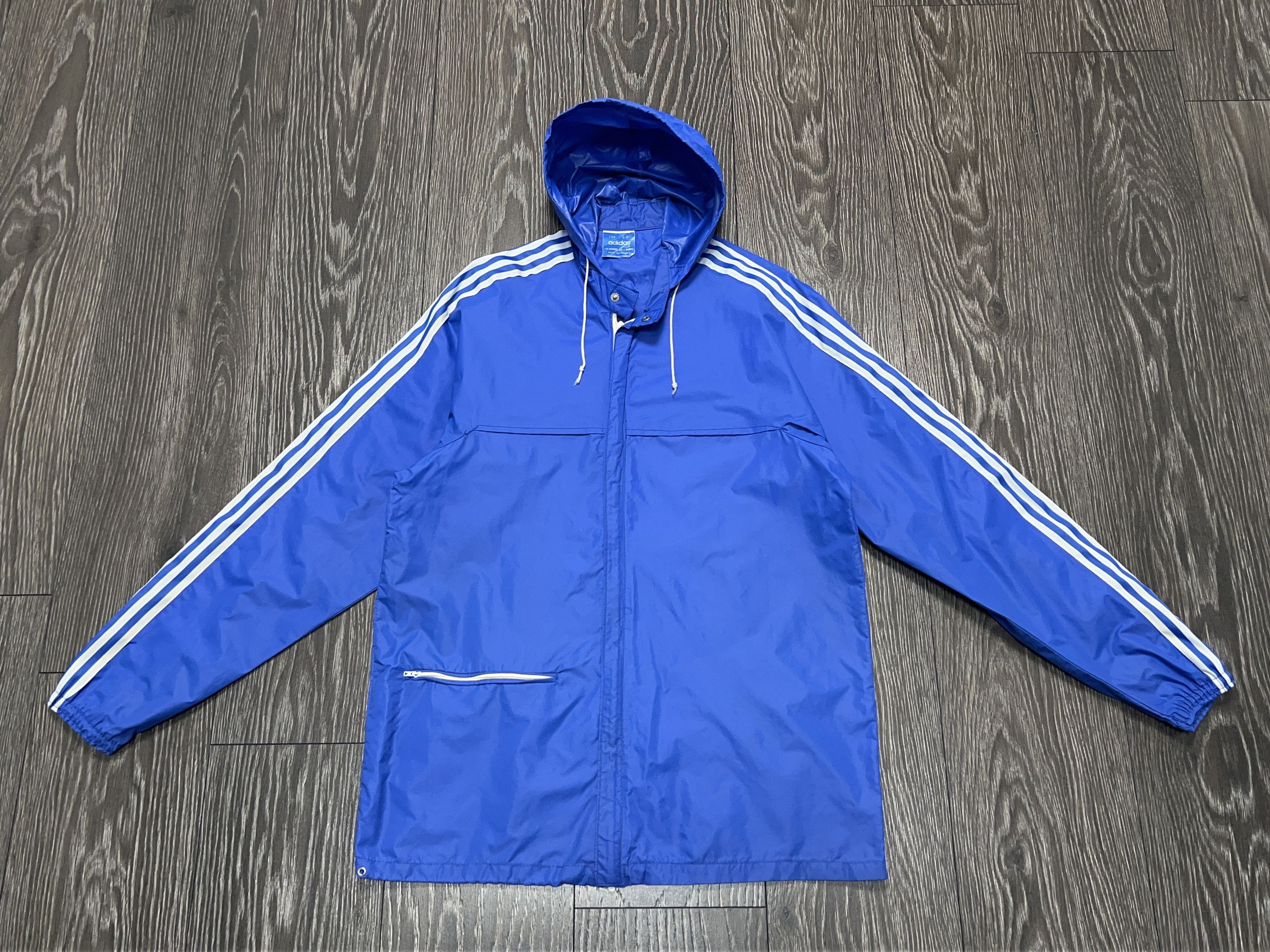 Vintage 1980s Adidas Ventex Nylon Lightweight Rain Suit Jacket Pants Size US S / EU 44-46 / 1 - 2 Thumbnail