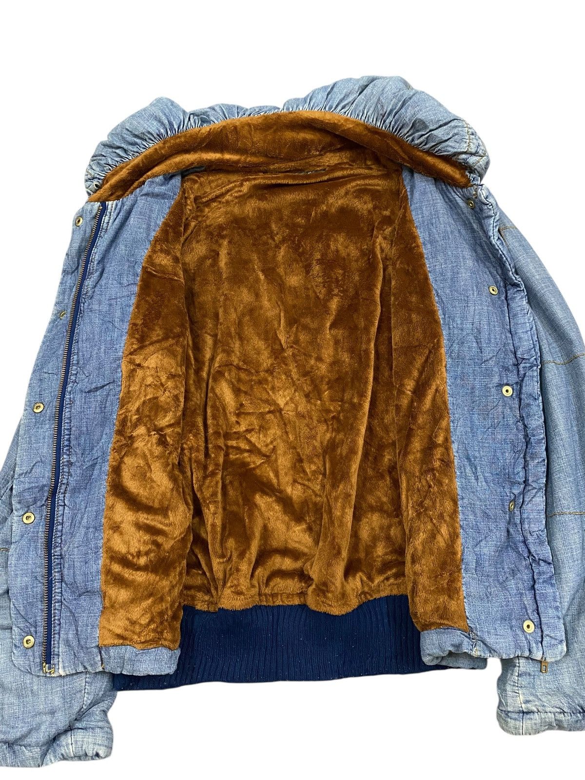 Issey Miyake Mercibeaucoup Archive Washed Jacket Faux Fur Lined Collar Size US M / EU 48-50 / 2 - 8 Thumbnail