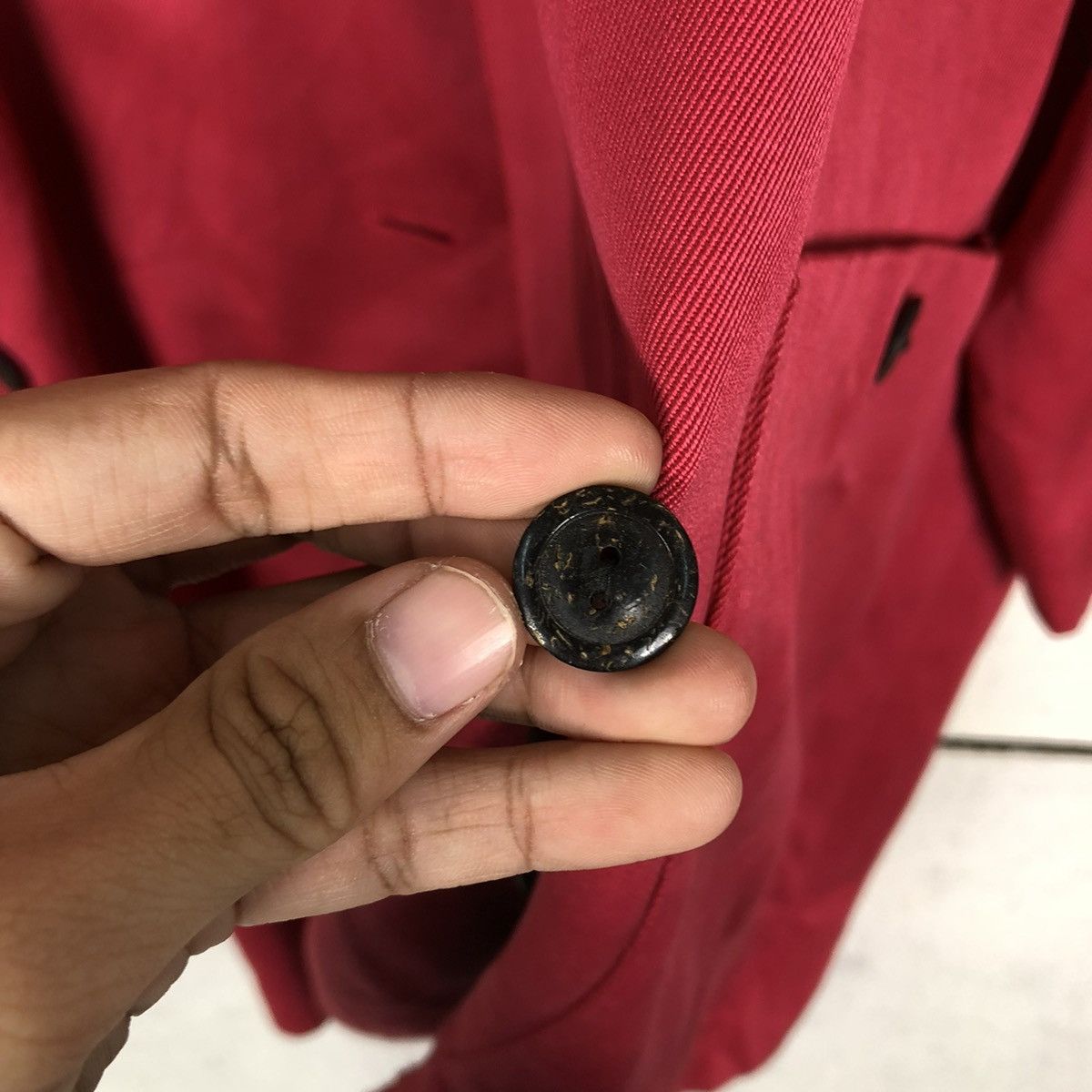 Issey Miyake 📌VINTAGE CHORE JACKET DOUBLE BREAST JAPAN MADE Size US L / EU 52-54 / 3 - 17 Thumbnail