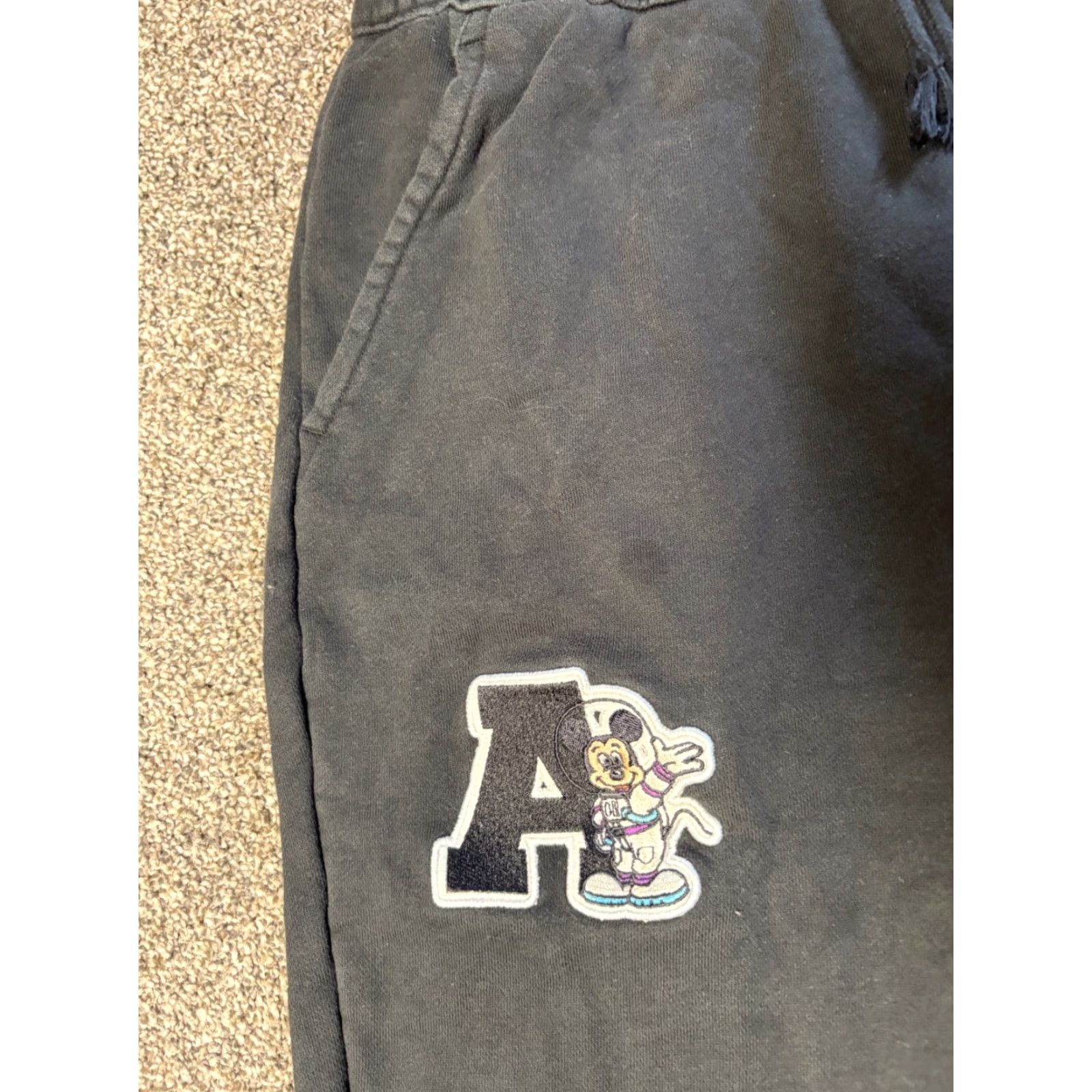 Adidas Adidas Disney Cuffed Joggers Womens Medium Black Embroidered Mickey French Terry Pants Regular Size 32" / US 10 / IT 46 - 3 Thumbnail
