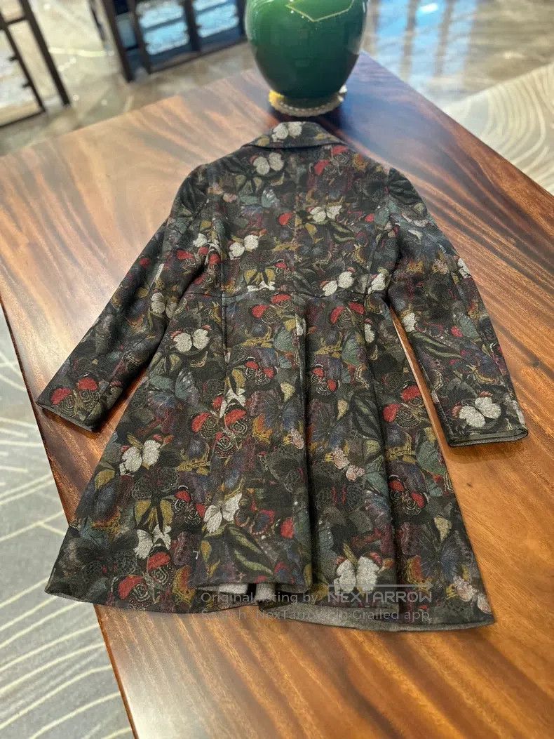 Valentino Valentino Butterfly wool coat Size S / US 4 / IT 40 - 6 Thumbnail