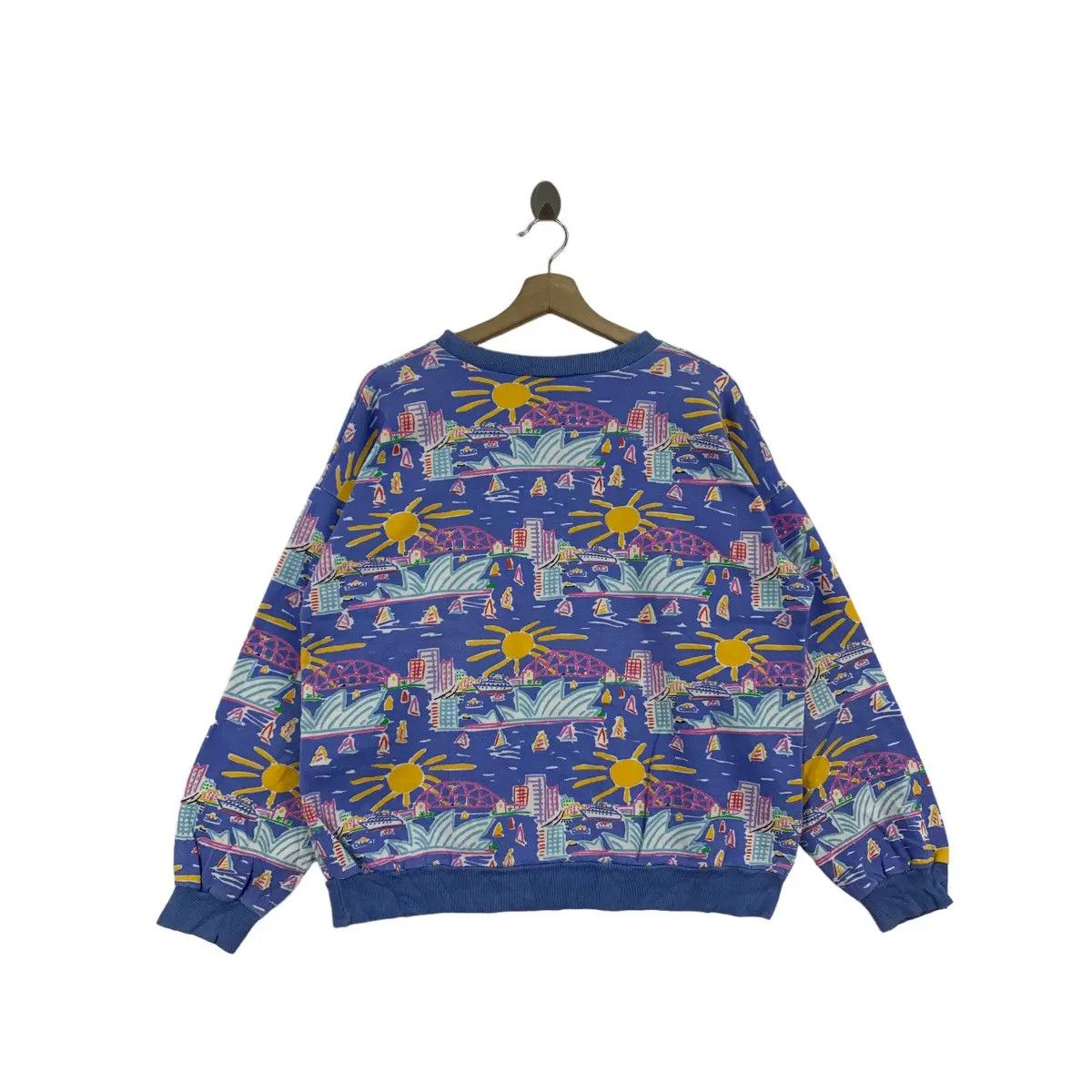 Vintage Vtg 90’ KEN DONE AUSTRALIA Art Sydney Opera House Sweatshirt Size M / US 6-8 / IT 42-44 - 3 Thumbnail