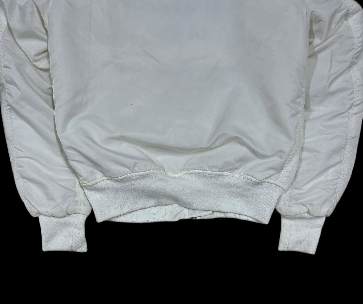 Alpha Industries Alpha Industries X Larne White Ma-1 Bomber Jacket Size US M / EU 48-50 / 2 - 13 Thumbnail