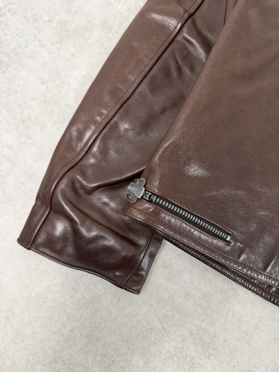 Dolce & Gabbana 2010s Dolce & Gabbana Brown Premium Leather Jacket Size US L / EU 52-54 / 3 - 9 Thumbnail