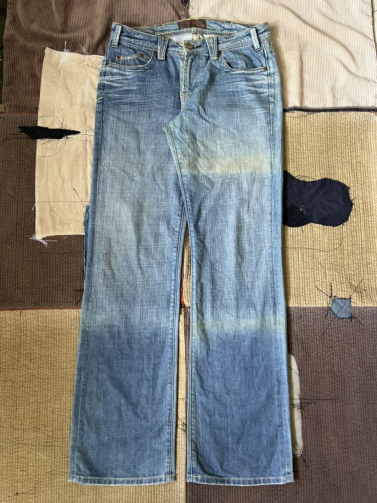 Vintage Vintage Yanuk Flared Jeans Distressed Size US 32 / EU 48 - 1 Thumbnail