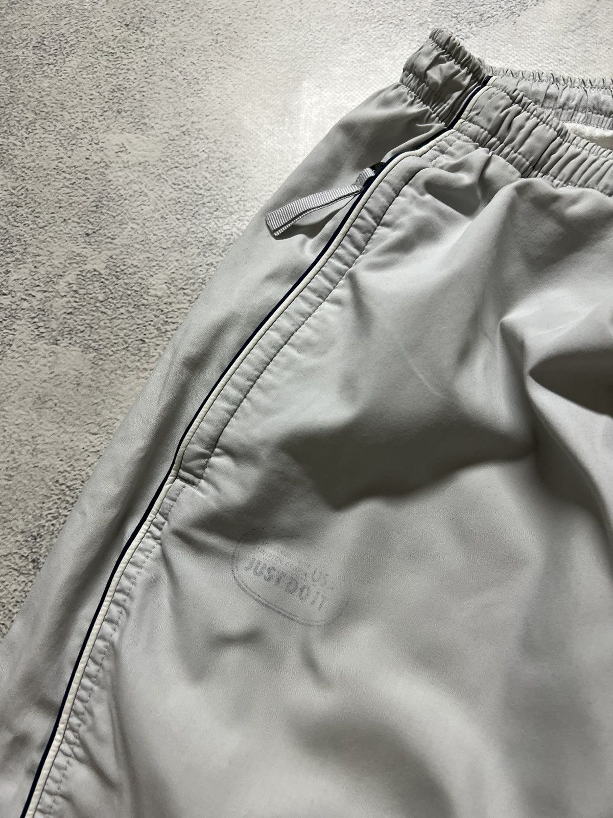 Nike × Vintage Vintage Y2K Nike Nylon Drill Swoosh White Pants 00’s Size US 34 / EU 50 - 7 Thumbnail