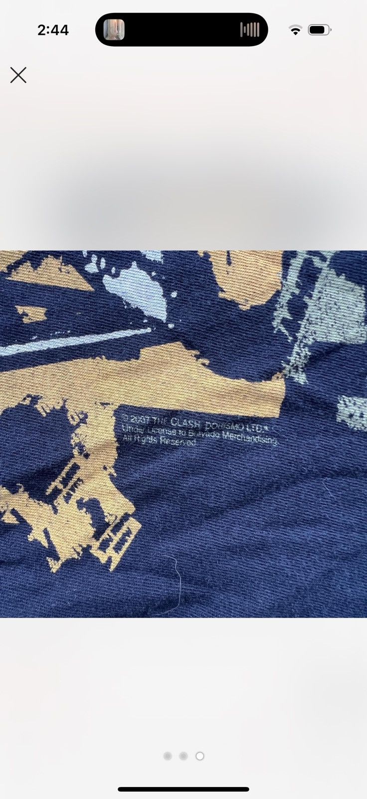 Other The clash shirt Size US M / EU 48-50 / 2 - 3 Thumbnail