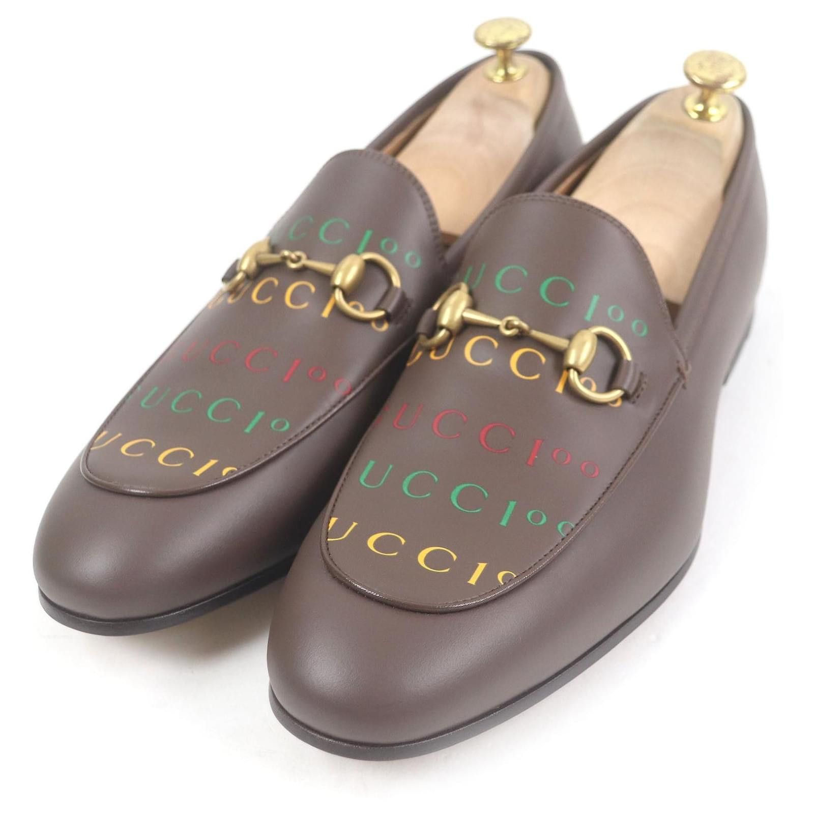 Gucci oc11z1025 Men's Gucci 100 Loafers in Brown Size US 6.5 / EU 39-40 - 3 Thumbnail