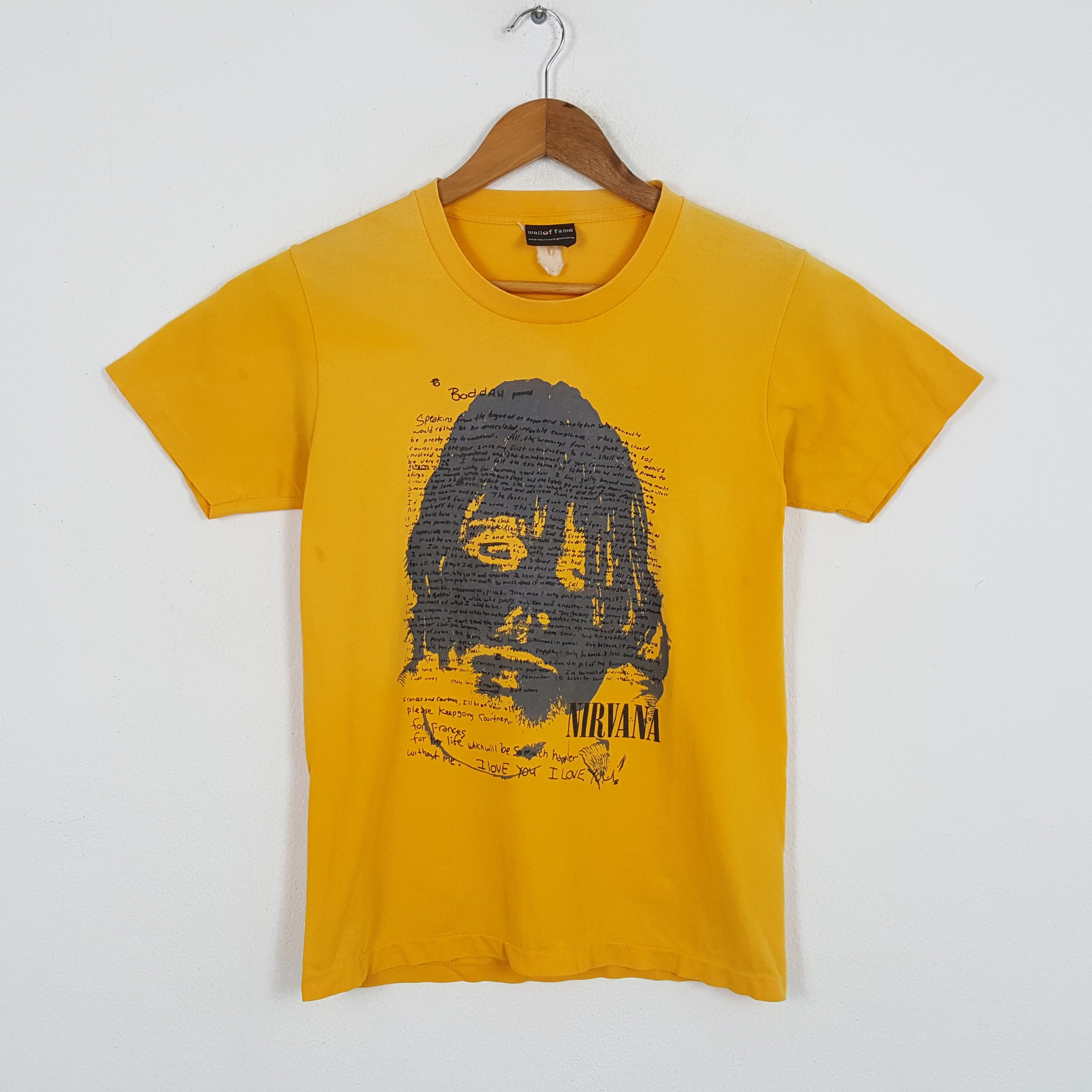 Nirvana × Vintage Vintage NIRVANA American Rock Band T-Shirts Size US S / EU 44-46 / 1 - 1 Thumbnail