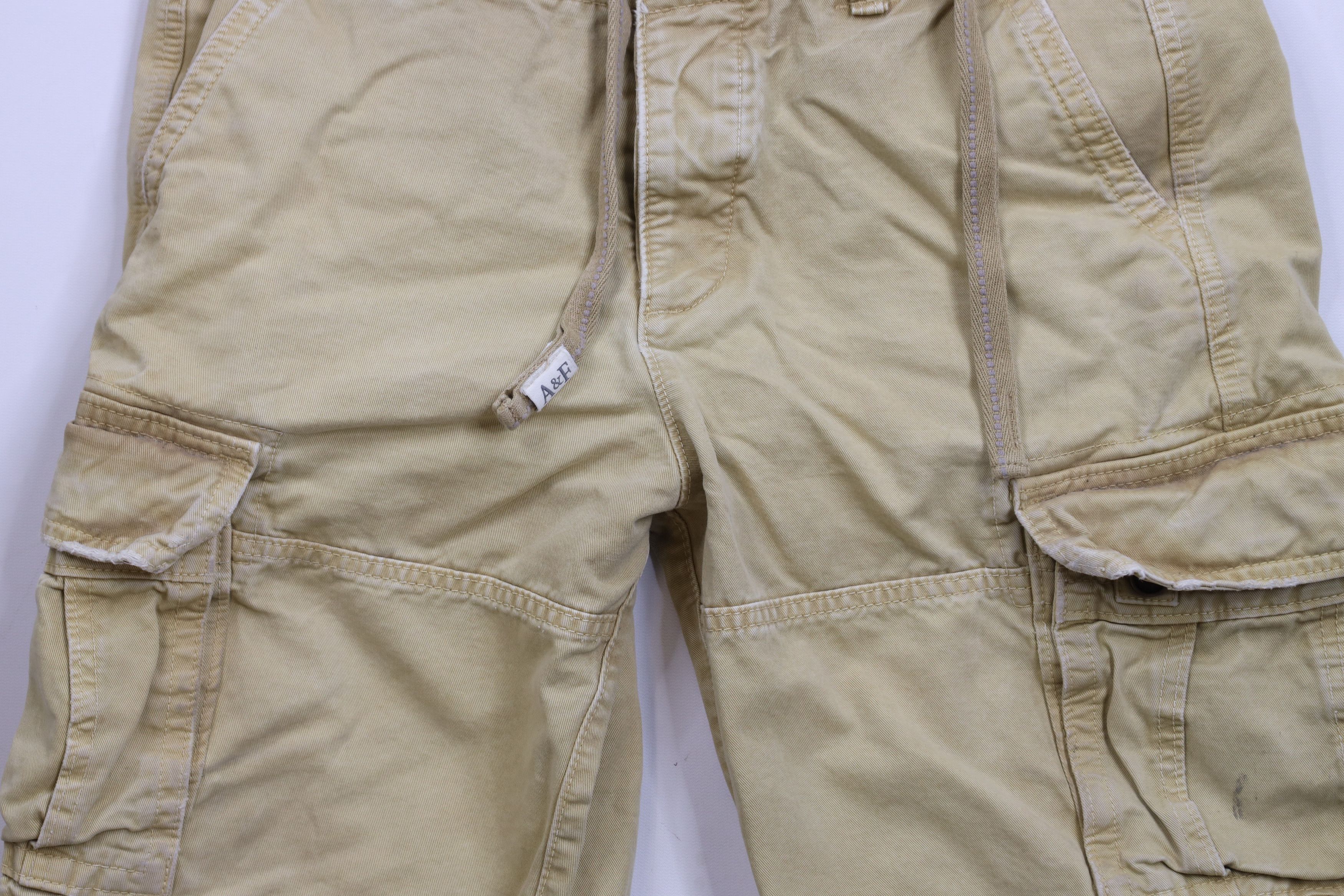 Abercrombie & Fitch × Vintage Vintage Abercrombie & Fitch Button Fly Heavy Cargo Shorts Size US 33 - 3 Thumbnail