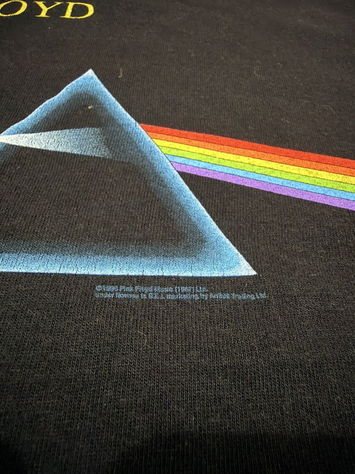 Band Tees Vintage Pink Floyd The Dark Side of the Moon with Back Hit Size US L / EU 52-54 / 3 - 3 Thumbnail