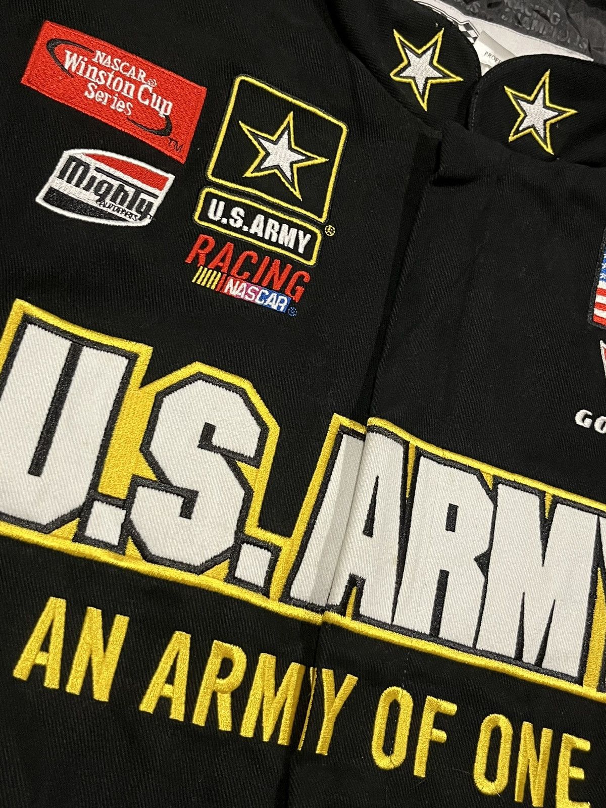 NASCAR × Vintage Racing Champions Apparel U.S. Army NASCAR Jacket Size US L / EU 52-54 / 3 - 3 Thumbnail