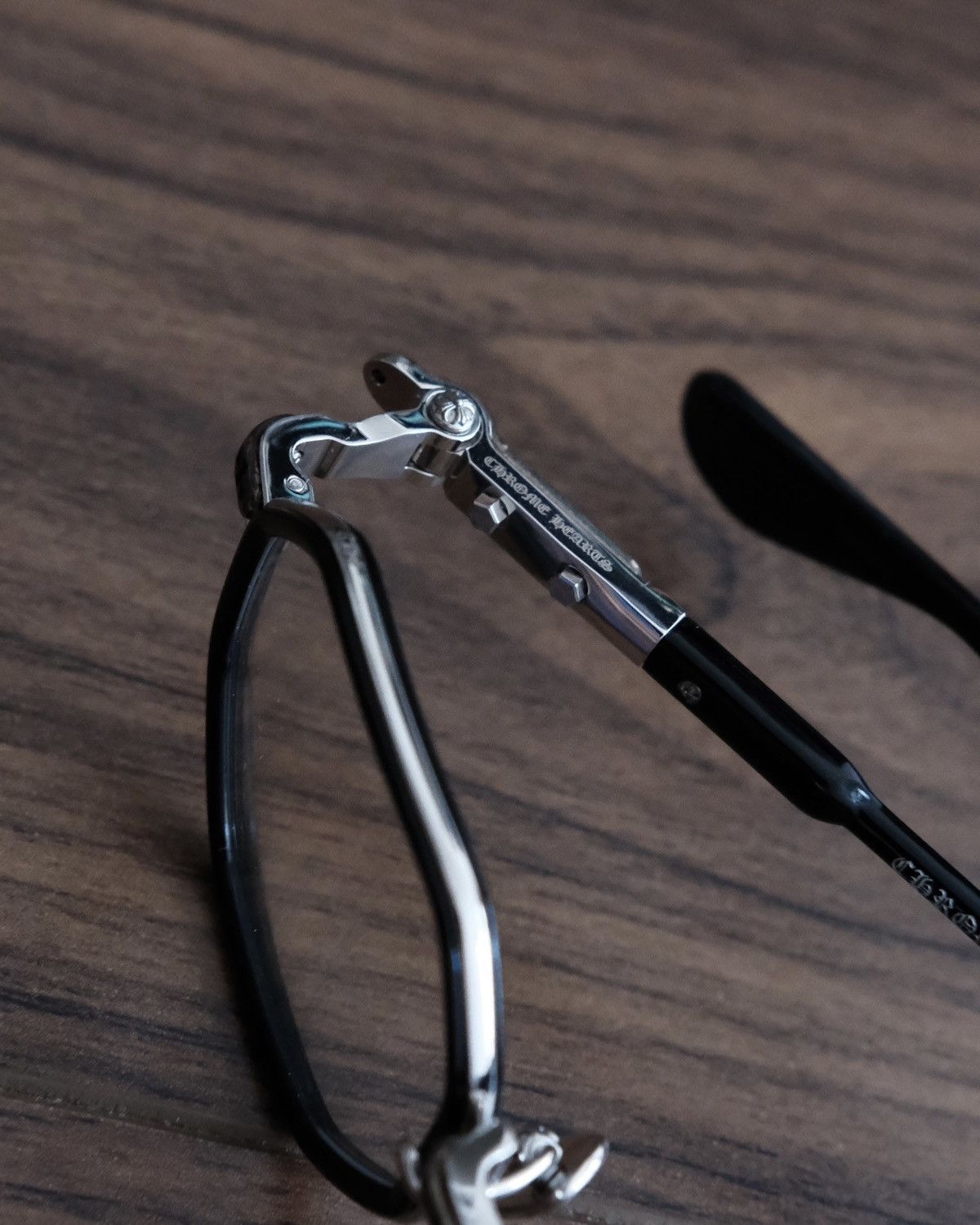 Chrome Hearts Chrome Hearts TATTERS BLACK/SILVER Glasses Size ONE SIZE - 12 Thumbnail