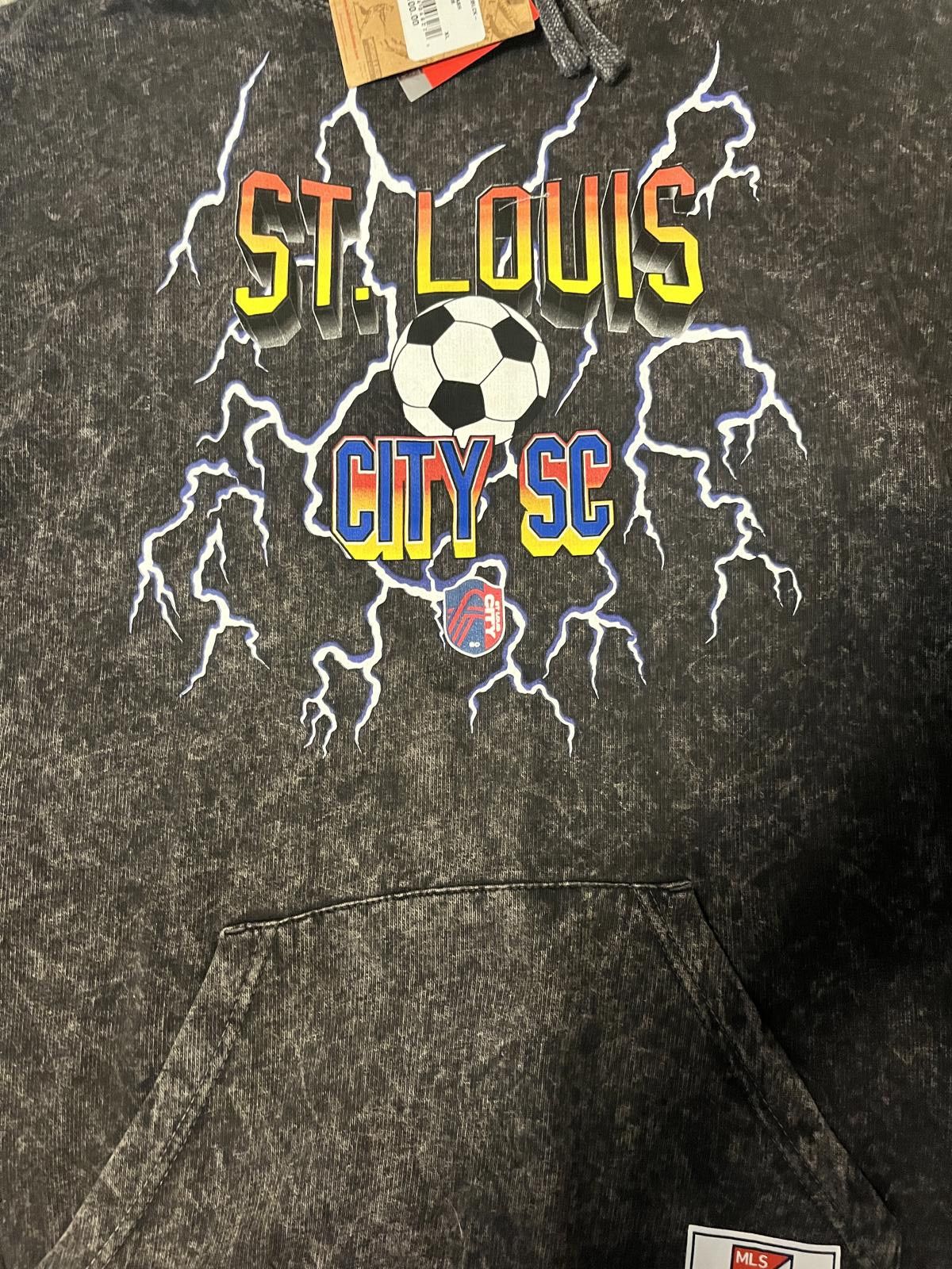 Mitchell & Ness St. Louis City SC Mitchell & Ness Mineral Wash Hoodie XL Size US XL / EU 56 / 4 - 2 Thumbnail