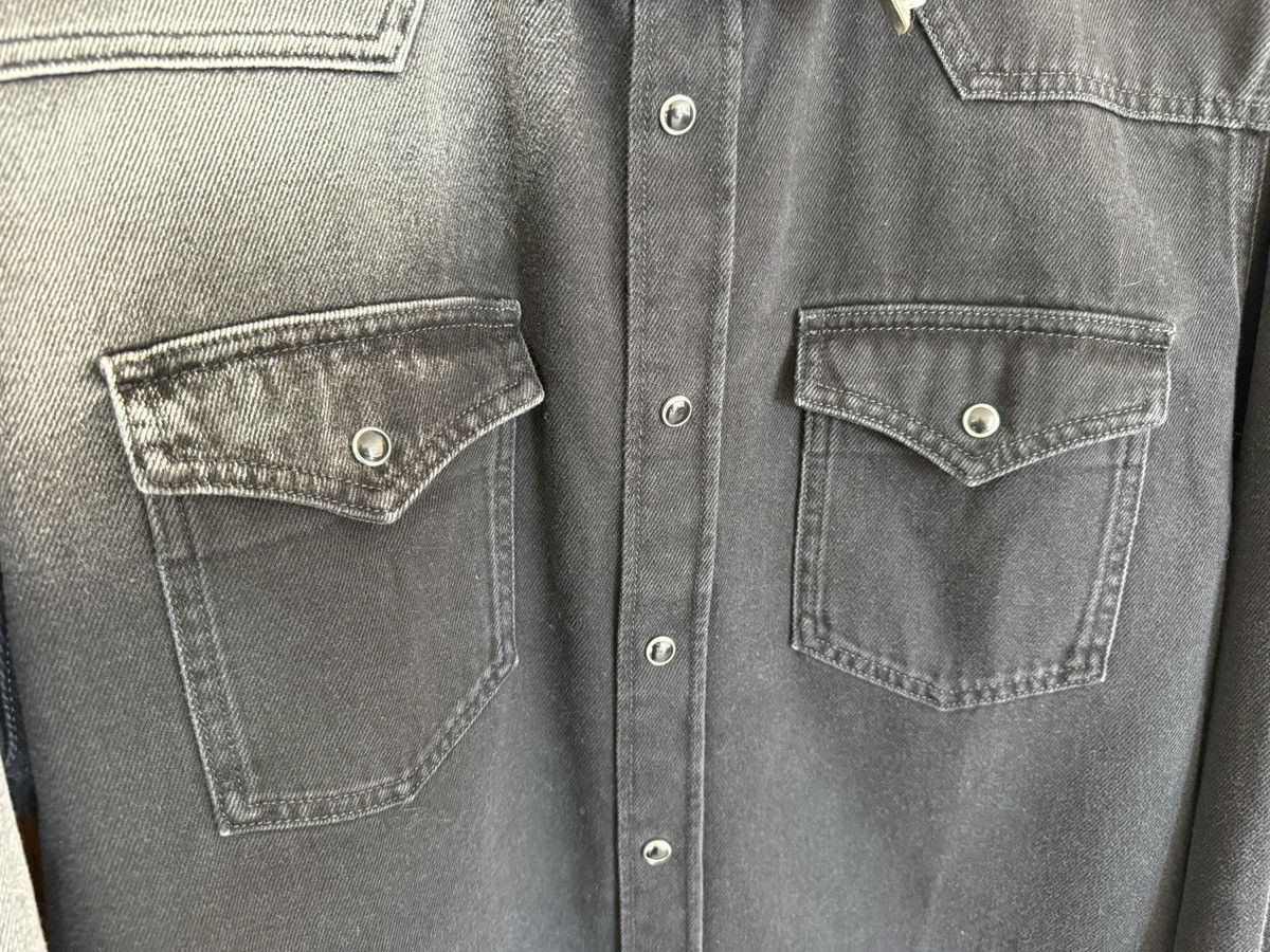 Maison Margiela Martin Margiela MM6 metal tip faded weatern denim shirt Size US S / EU 44-46 / 1 - 15 Thumbnail