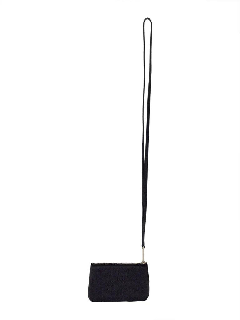 Salvatore Ferragamo o1s1rm0924 Size: OS / Cut Out leather Wallet in White/Black Size ONE SIZE - 4 Thumbnail