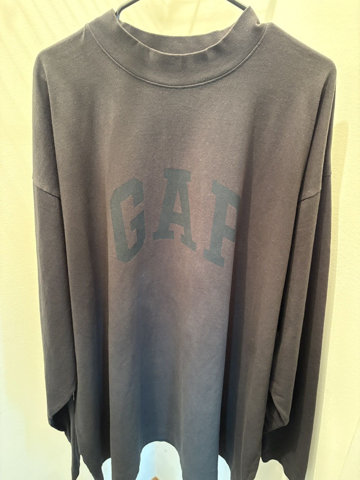 Balenciaga × Gap × Yeezy Black Yeezy Gap Balenciaga Dove Long Sleeve Shirt Size US XL / EU 56 / 4 - 7 Thumbnail