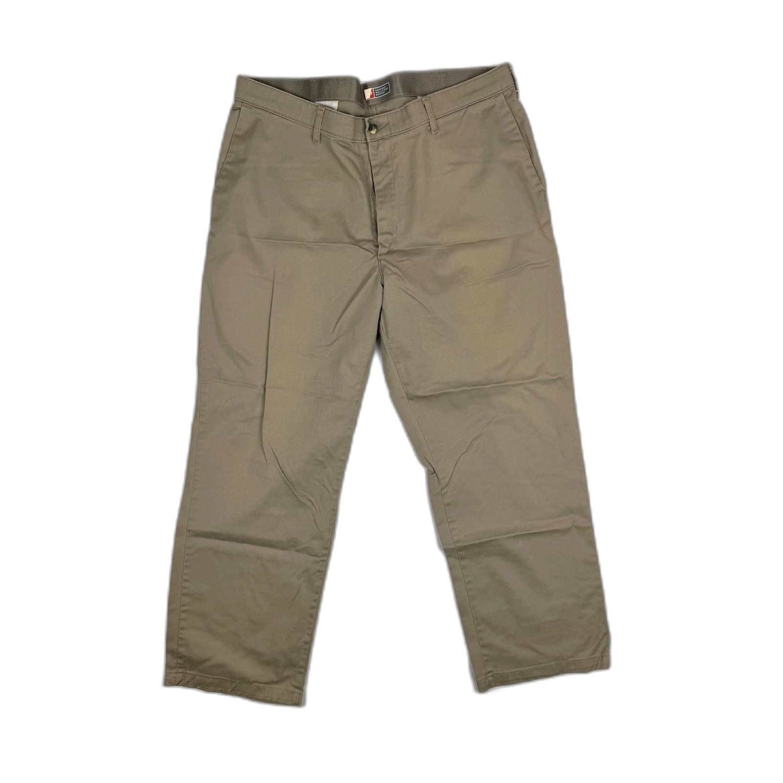 Wrangler Wrangler 38x30 Khaki Comfort Solutions Series Flat Front Str Size US 38 / EU 54 - 7 Thumbnail