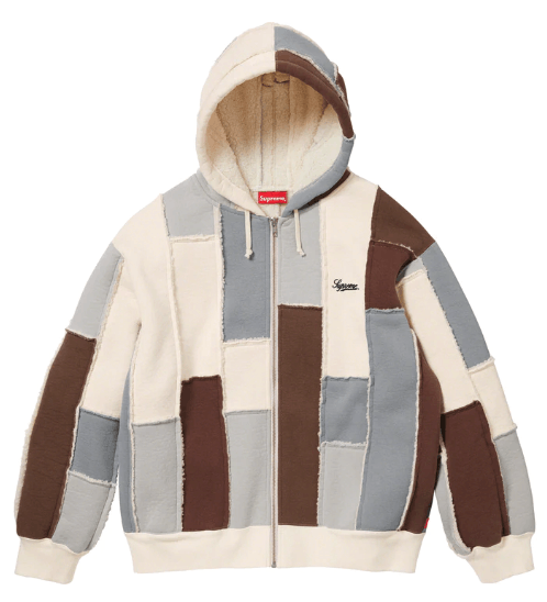 Supreme Supreme Faux Shearling Zip Up Hooded Sweatshirt Natural Size US L / EU 52-54 / 3 - 1 Thumbnail