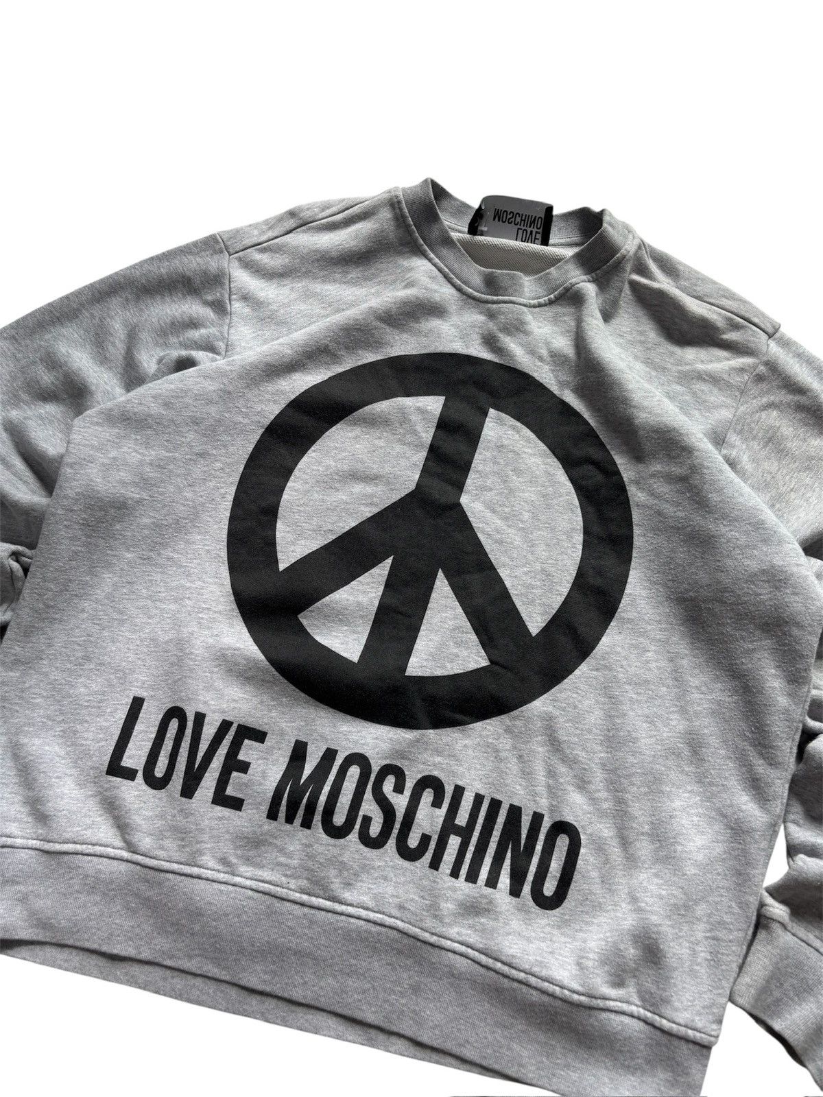 Moschino Moschino Sweatshirt Baggy Big Logo Hipster Designer Size US M / EU 48-50 / 2 - 2 Thumbnail