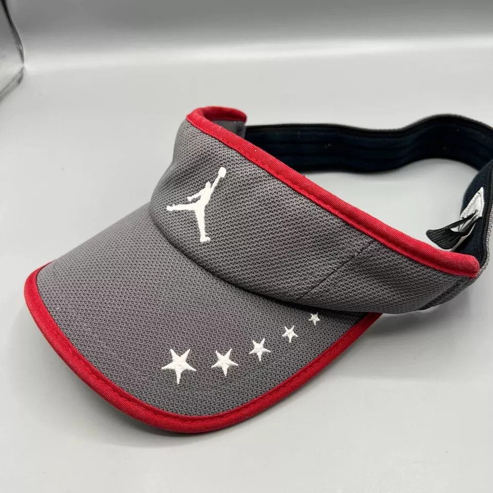 Jordan Brand Air Jordan Visor Hat Men Medium-Large Jumpman Strap Back Cap Size ONE SIZE - 2 Thumbnail