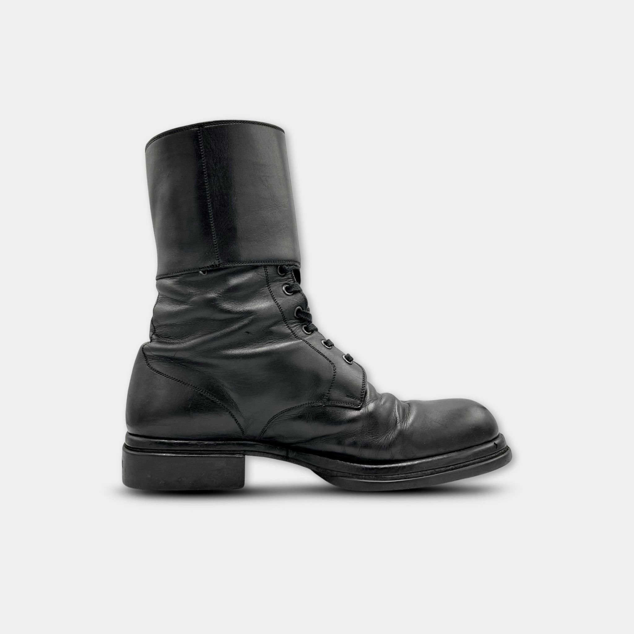 Y-3 Louis Vuitton 2011 Double Buckle Combat Boots Size ONE SIZE - 6 Thumbnail