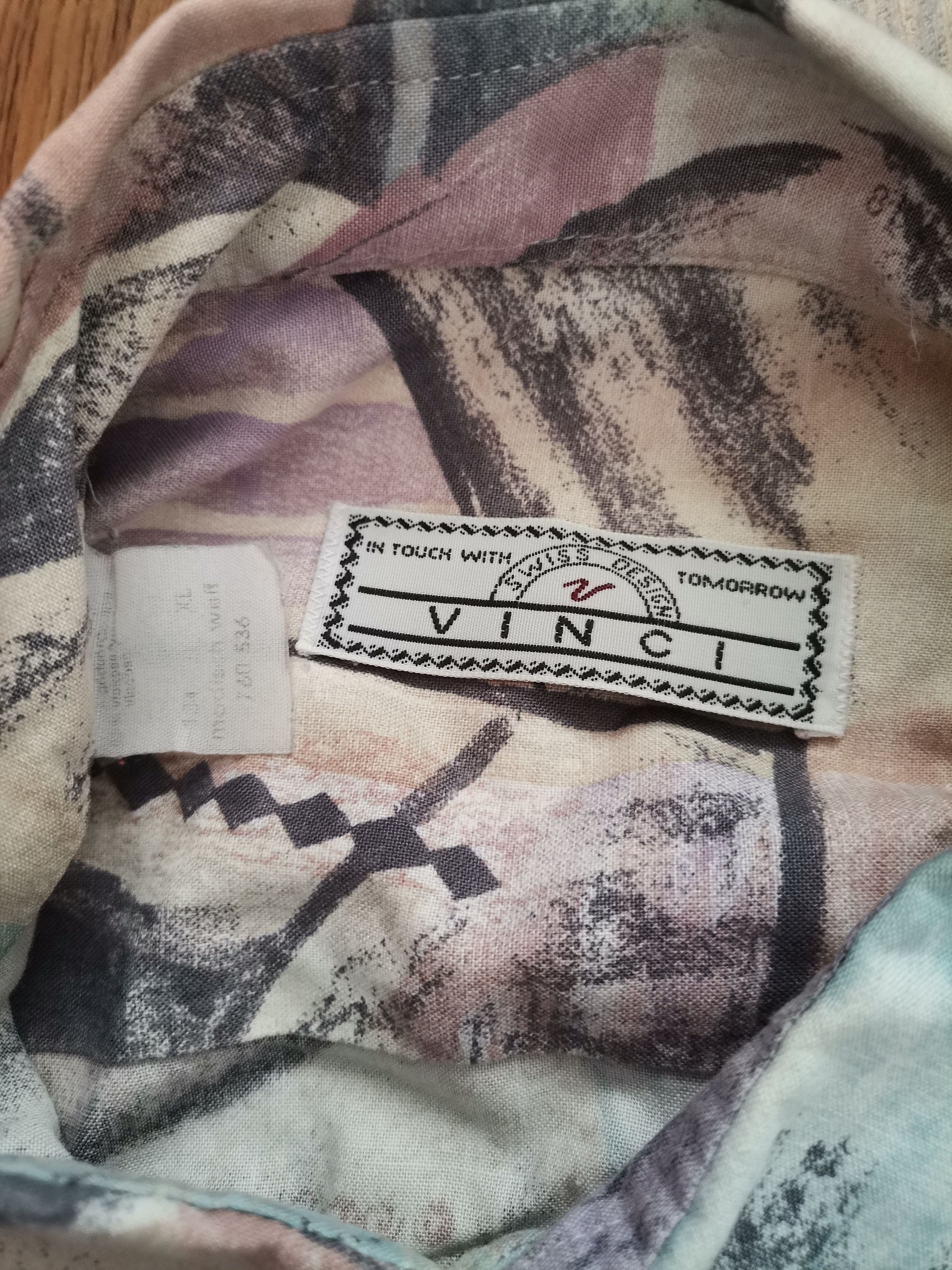 Vinci Vintage Vinci Abstract Shirt Size US XL / EU 56 / 4 - 3 Thumbnail