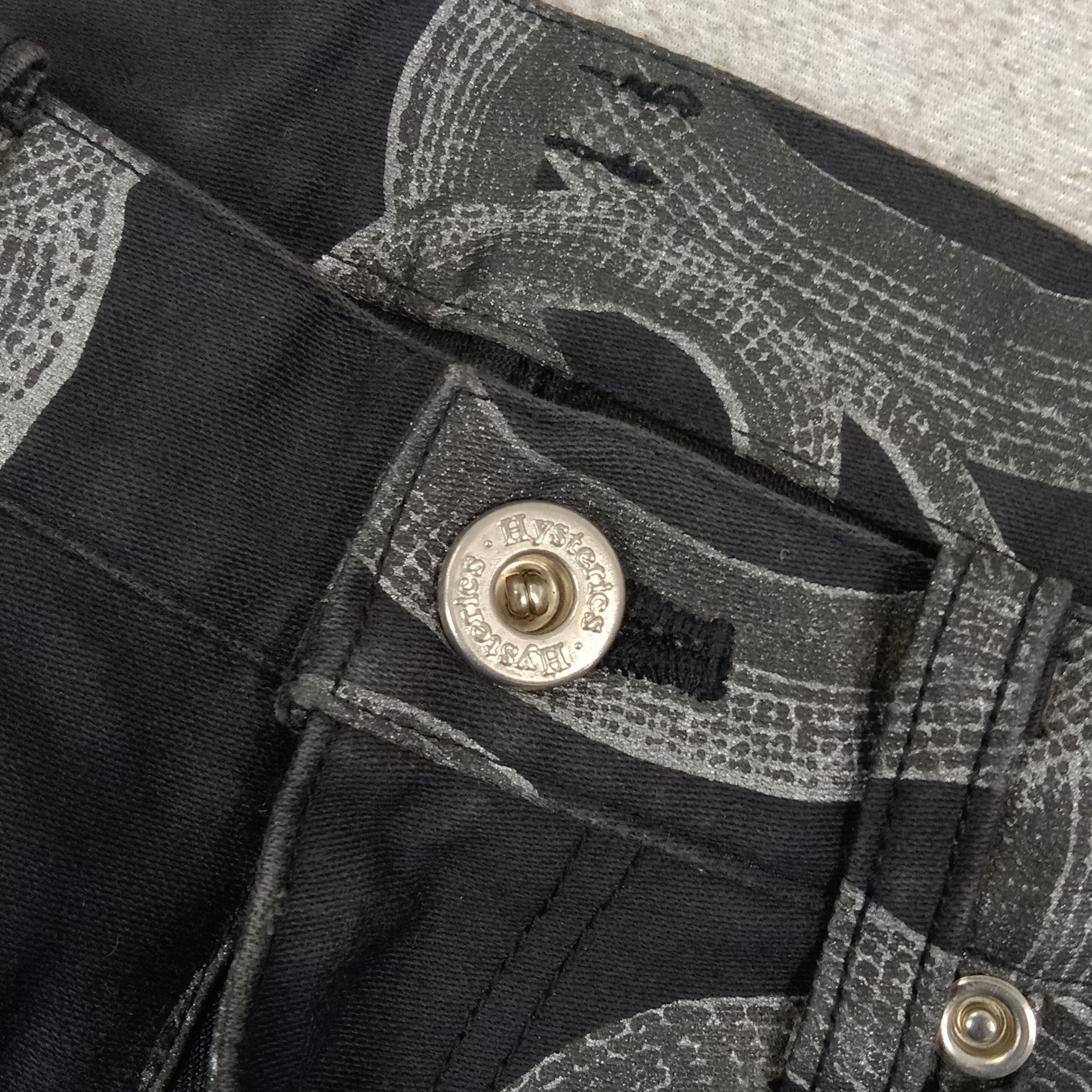 Hysteric Glamour Hysteric Glamour Japanese Snake Denim Jeans C265N11 Size 25" / US 0 / IT 36 - 4 Thumbnail