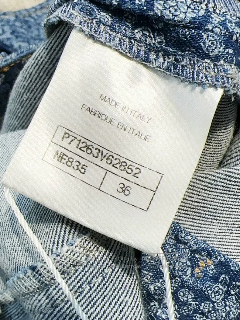 Chanel Chanel 21B blue camelia pants Size 24" / US 00 / IT 34 - 5 Thumbnail