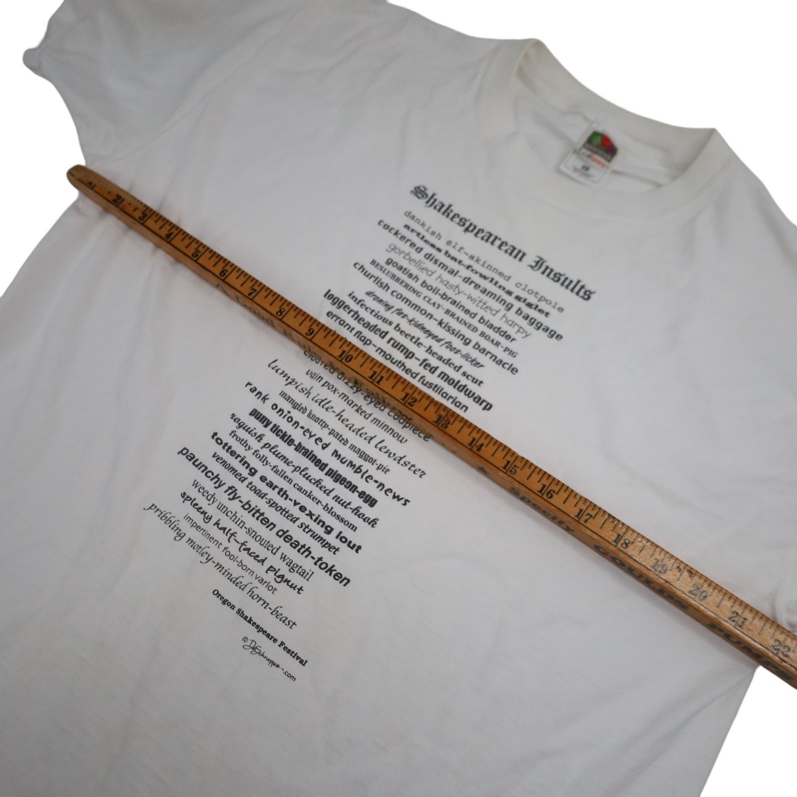 Vintage Vintage Shakespearean Insults Graphic Slogan T Shirt Size US XL / EU 56 / 4 - 7 Thumbnail