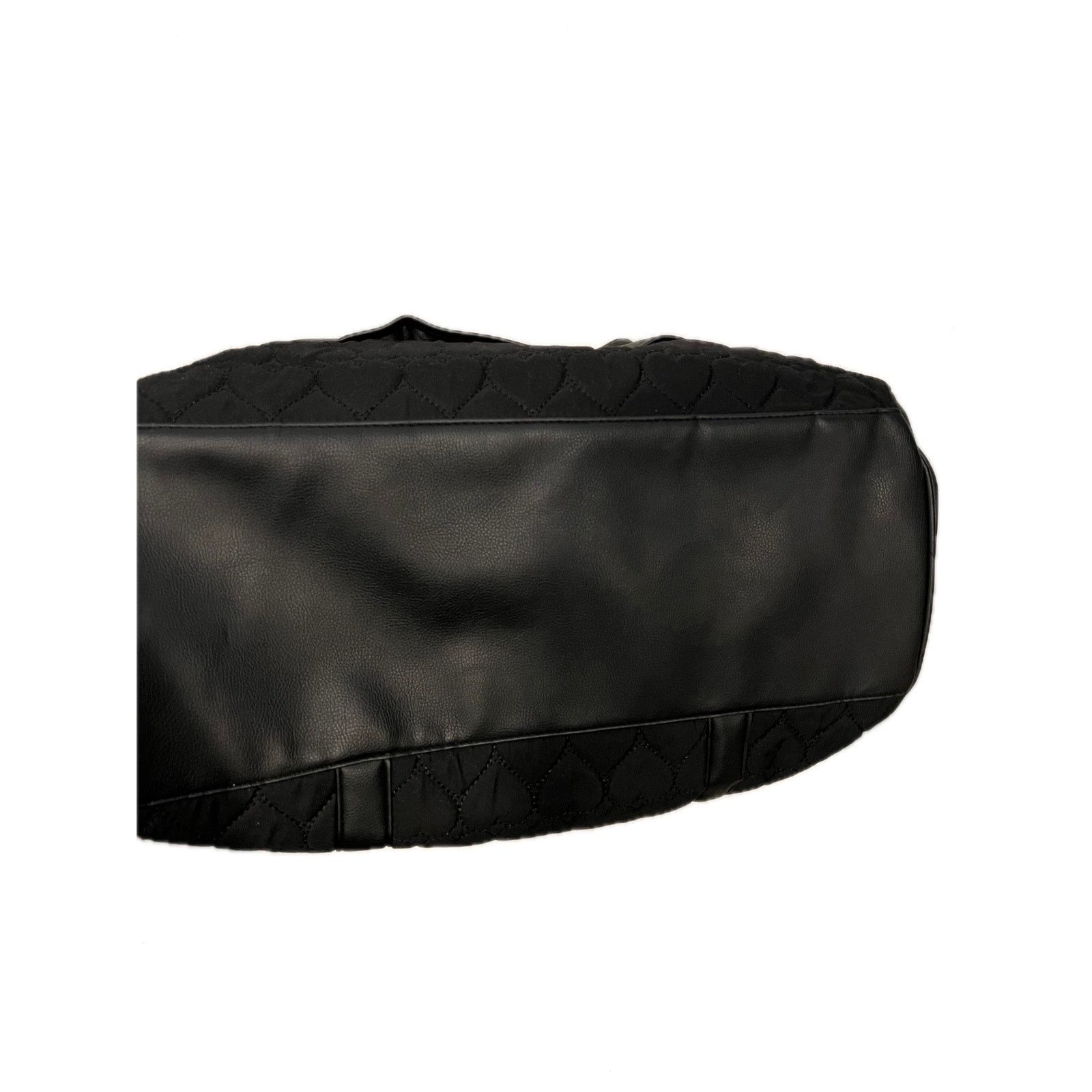 Betsey Johnson Betsey Johnson Black Heart Quilted Travel Bag 18x12x9 inches Size ONE SIZE - 4 Thumbnail