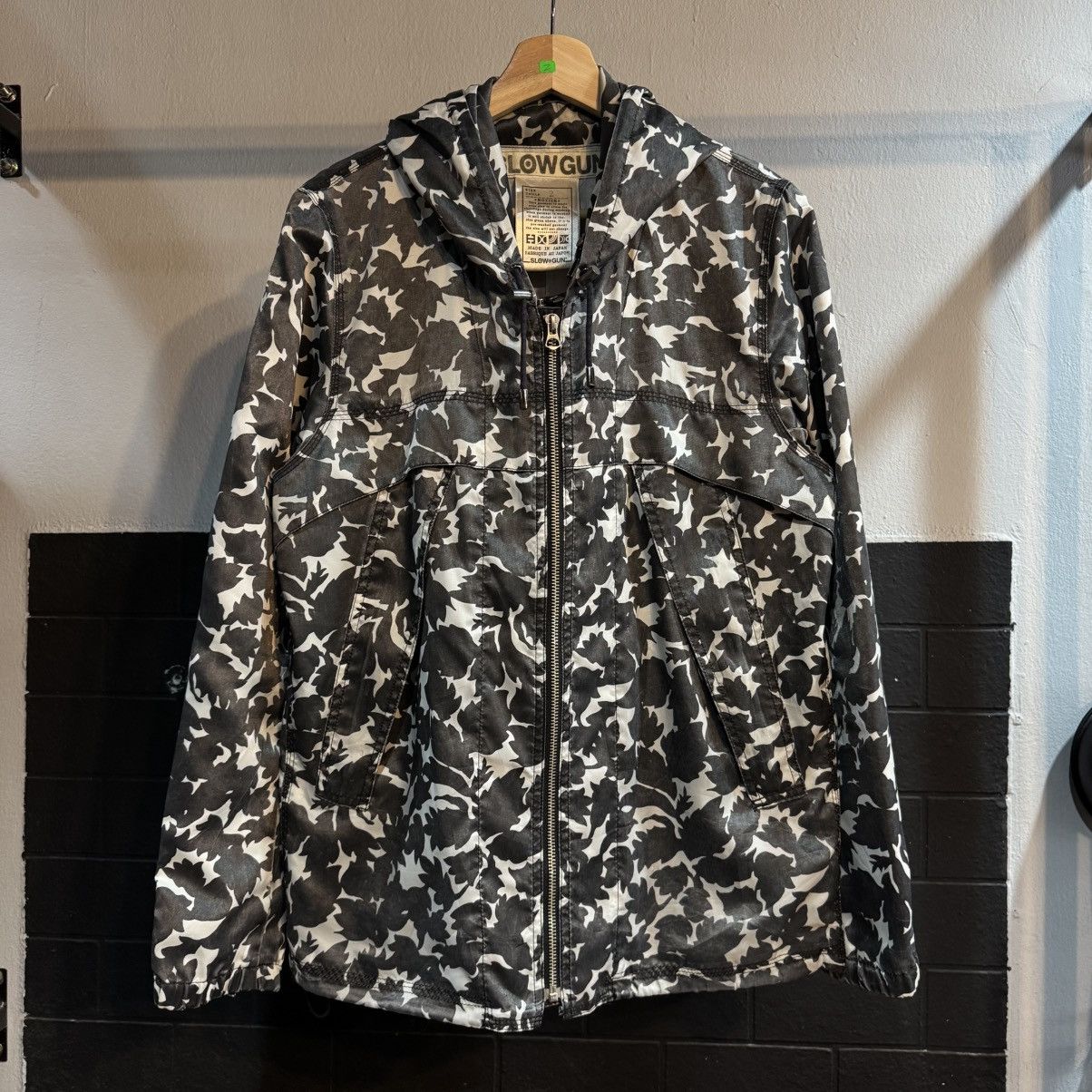 If Six Was Nine × Japanese Brand × Vintage 2000s Slowgun - Double Collar Leaf Design Light Jackets Size US M / EU 48-50 / 2 - 1 Thumbnail