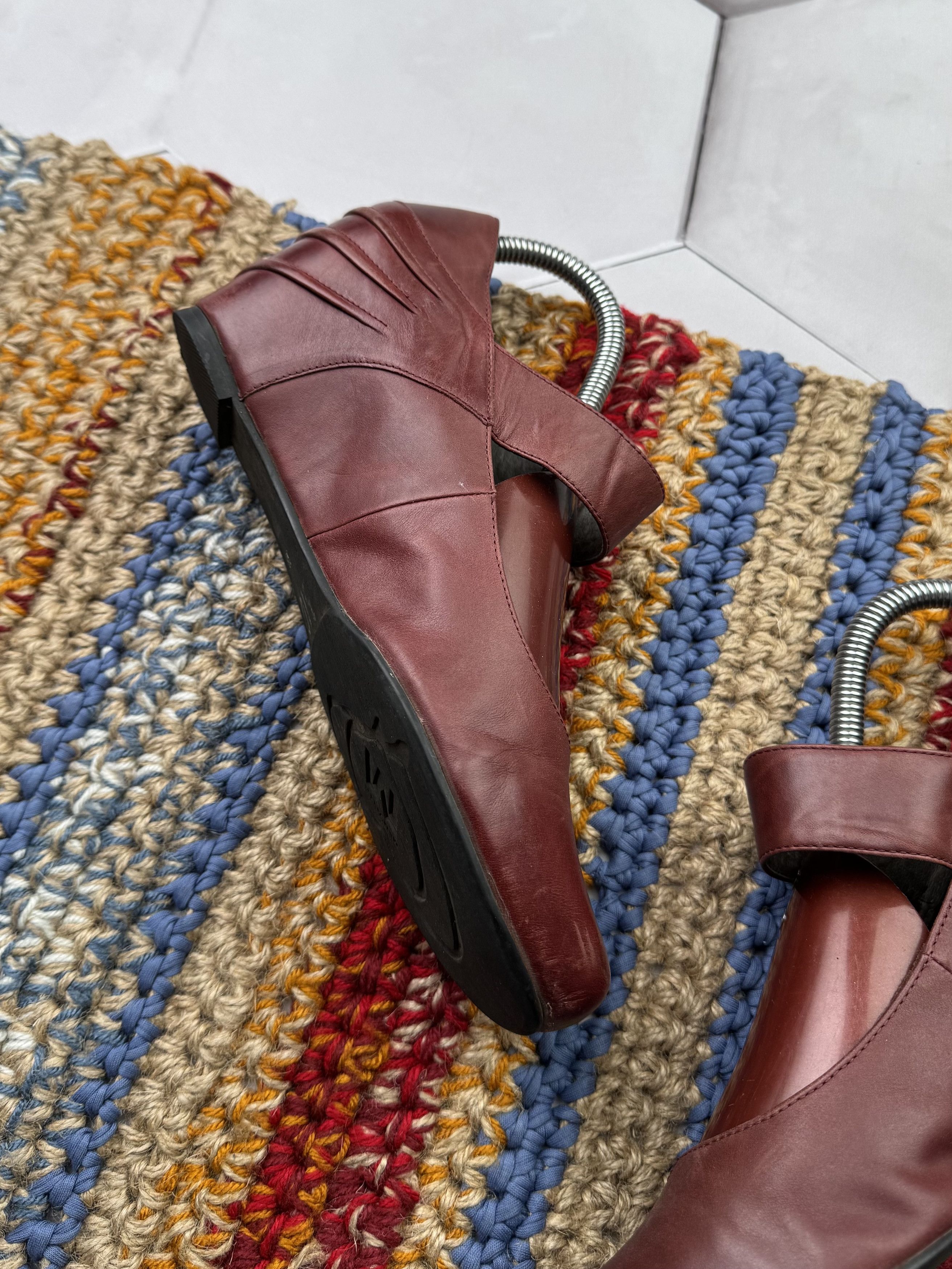 Vintage Vintage Leather Platform Shoes (ES9) Size US 8 / IT 38 - 5 Thumbnail