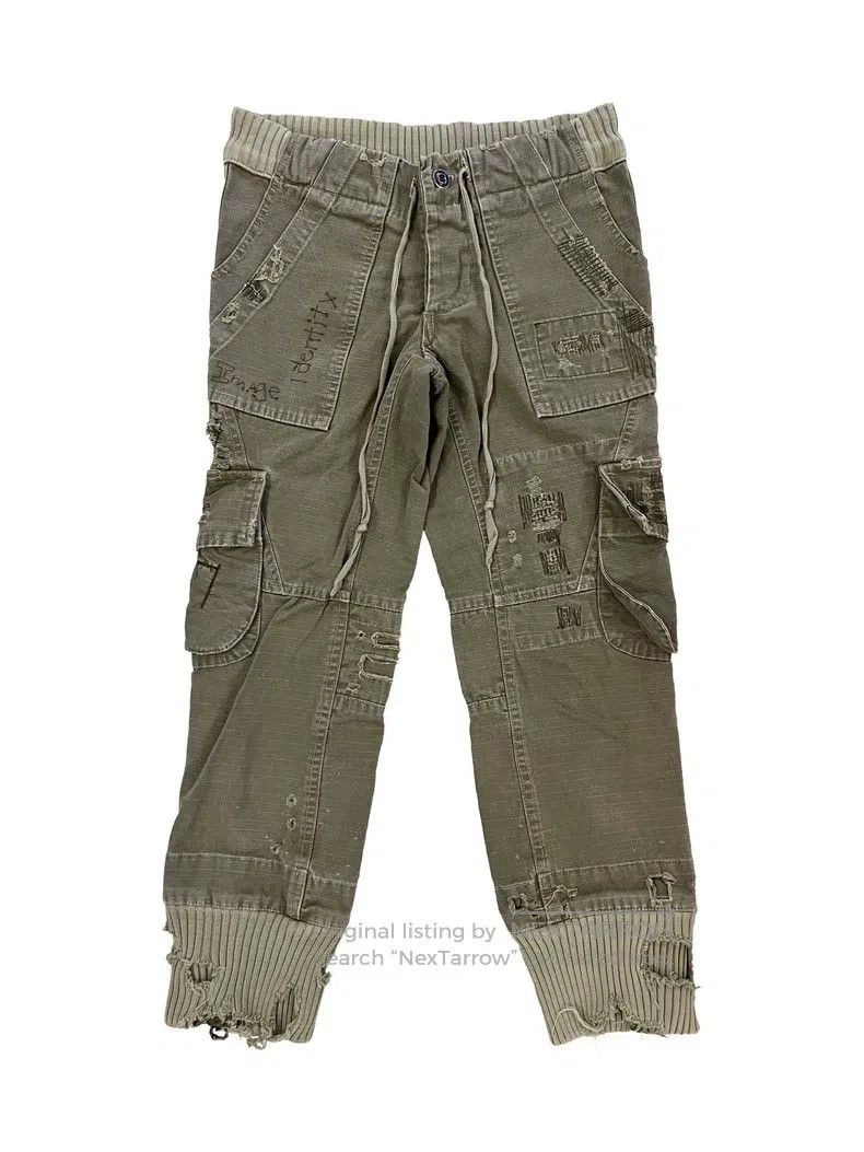 Greg Lauren Greg Lauren size S Patchwork cargo pants Size US 27 - 1 Thumbnail