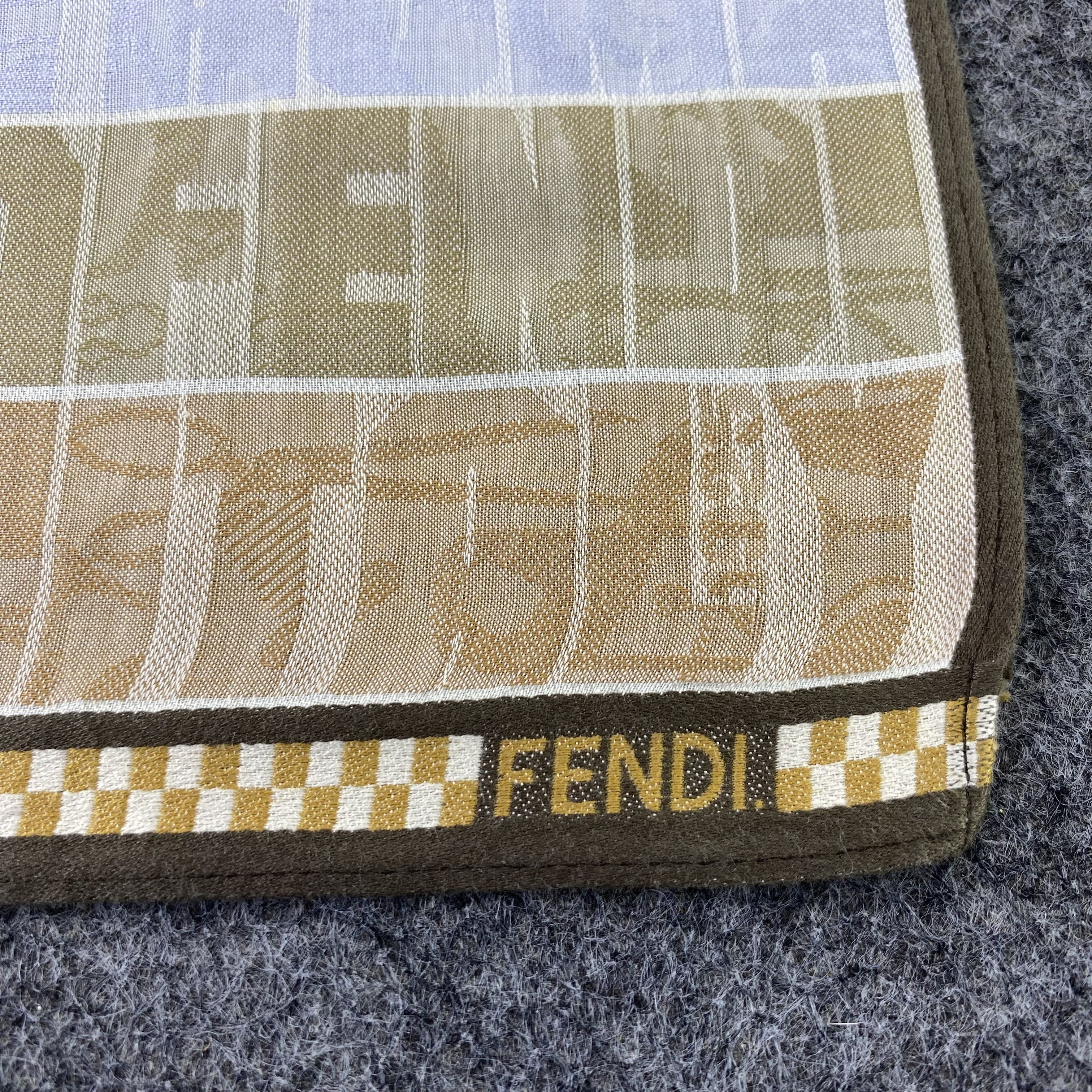 Designer Fendi Handkerchief / Bandana / Neckerchief-B1239 Size ONE SIZE - 5 Thumbnail