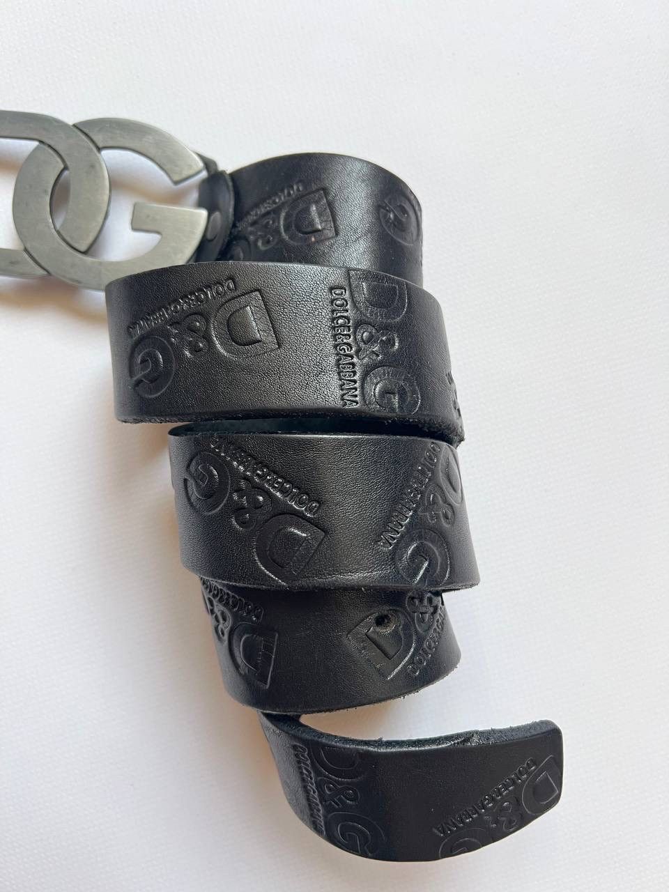 Japanese Brand × Vintage Vintage Dolce Gabbana monogram logo punk leather belt buckle Size ONE SIZE - 5 Thumbnail