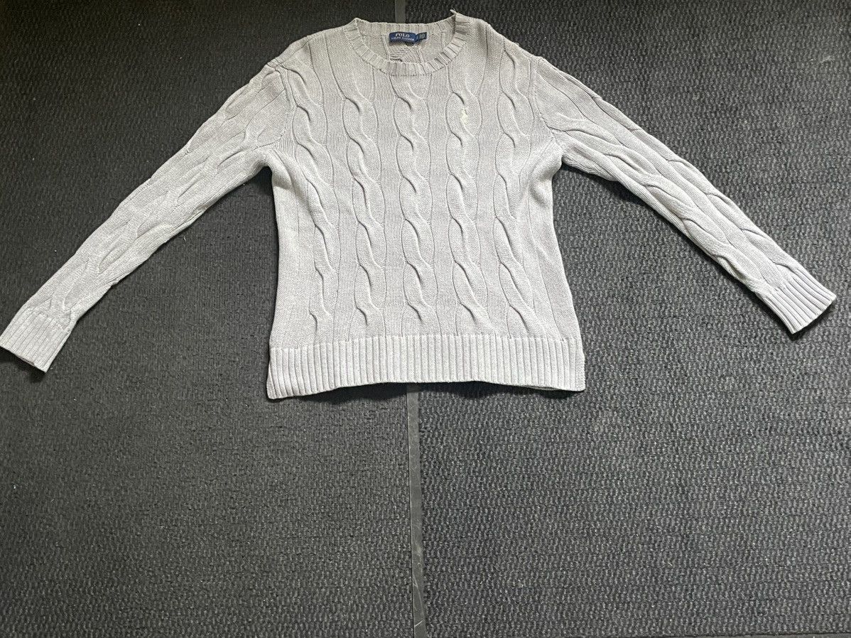 Ralph Lauren Ralph Lauren gris S cable sweat Size US S / EU 44-46 / 1 - 2 Thumbnail
