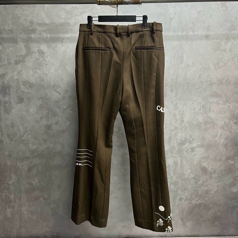 Louis Vuitton Louis Vuitton Brown Embroidered Logo Pants -2505 Size 28" / US 6 / IT 42 - 2 Thumbnail