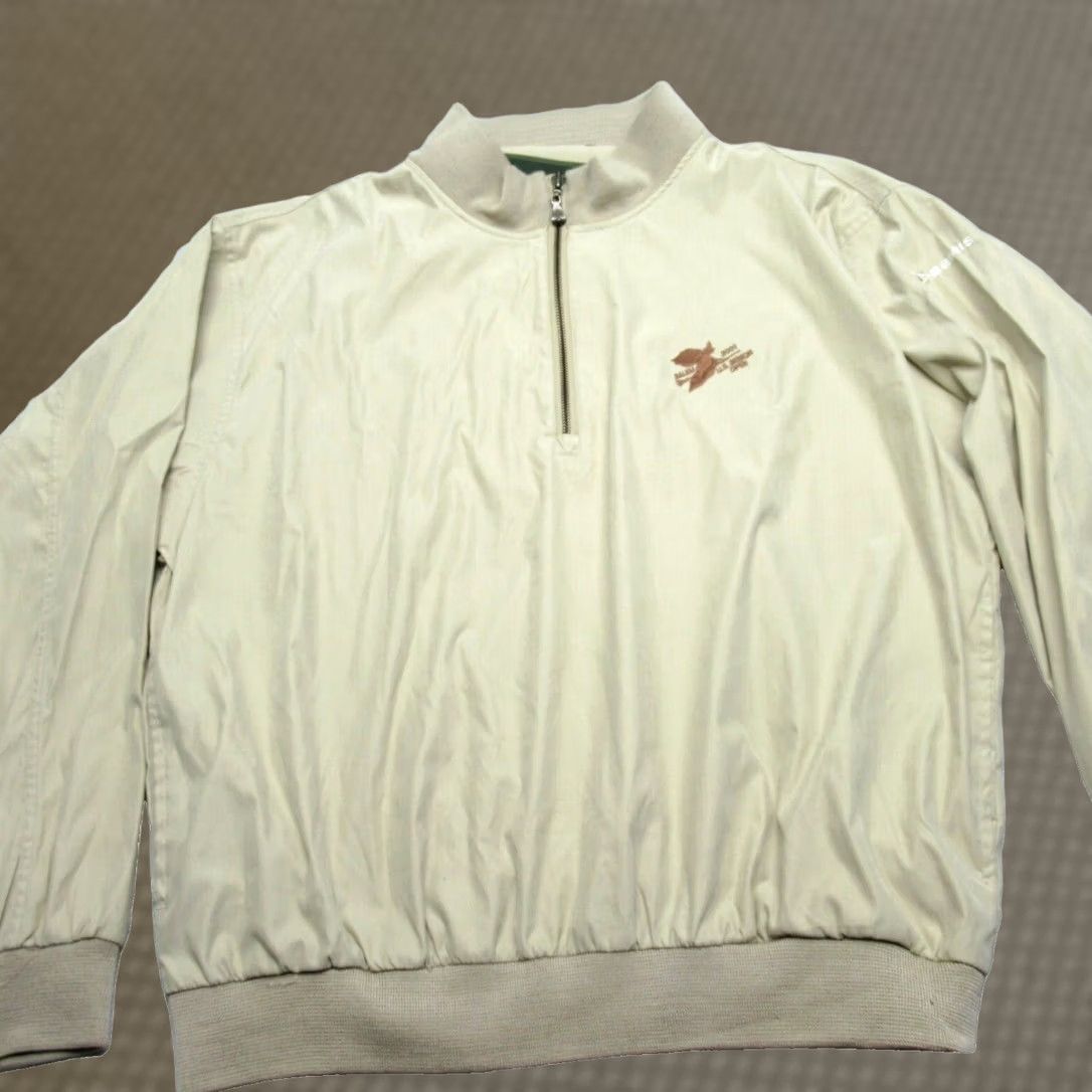 Weatherproof Weatherproof Jacket Men L Cream Knit Trim 1/4 Zip Solid Outdoor Golf Hiking Fall Winter Size US L / EU 52-54 / 3 - 1 Thumbnail