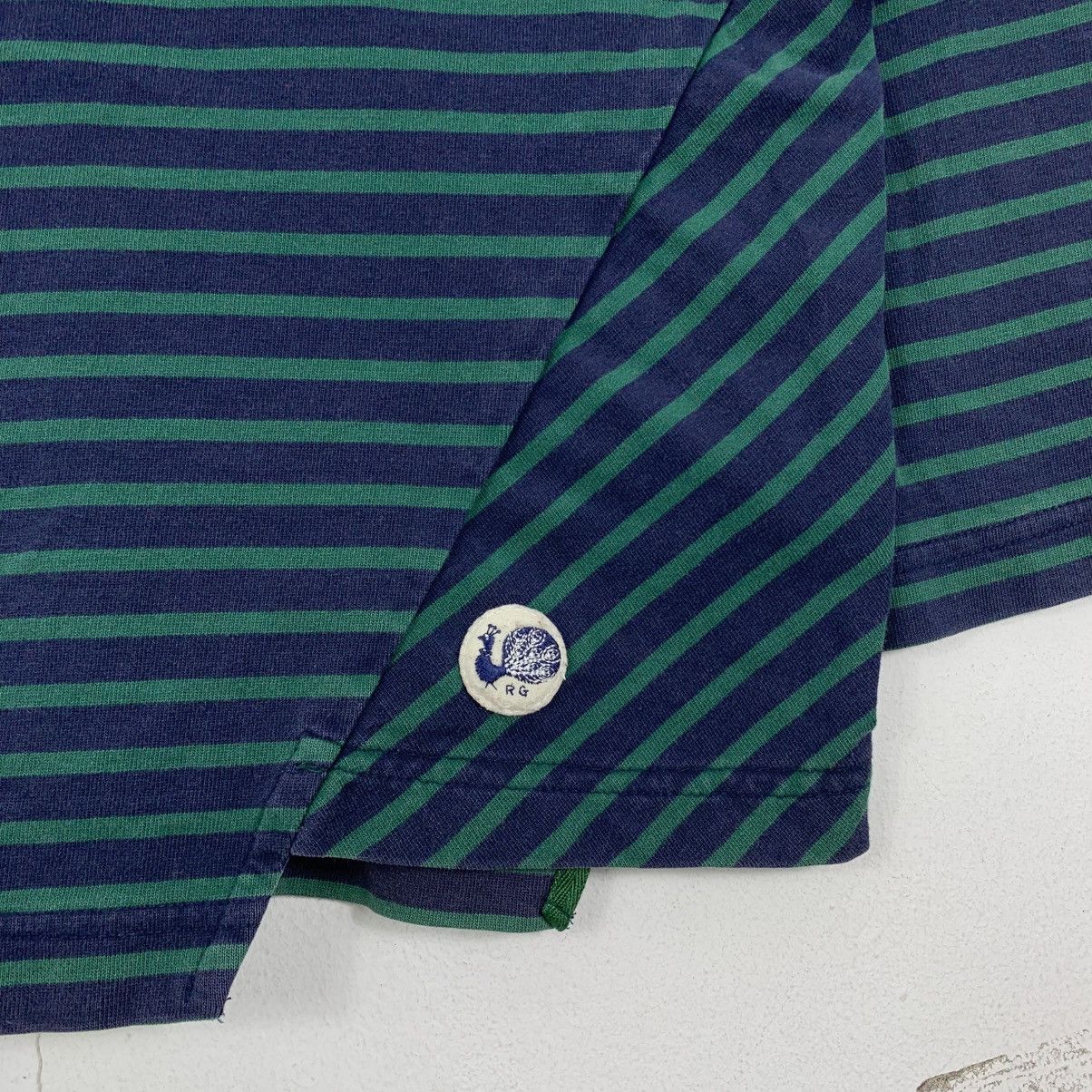 Japanese Brand ROGA Stripes Japanese Brand Long Sleeve Tshirt Size M / US 6-8 / IT 42-44 - 4 Thumbnail
