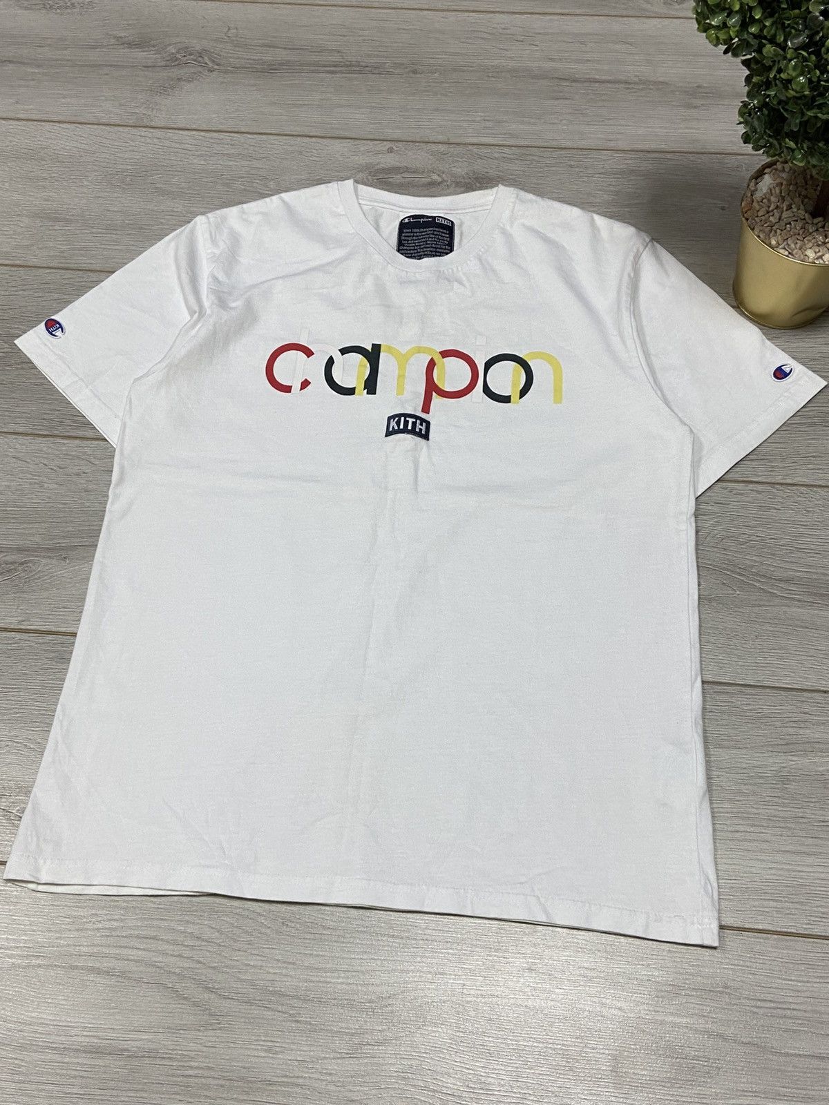Champion × Kith Champion Kith box logo Tee t-shirt Size US L / EU 52-54 / 3 - 2 Thumbnail