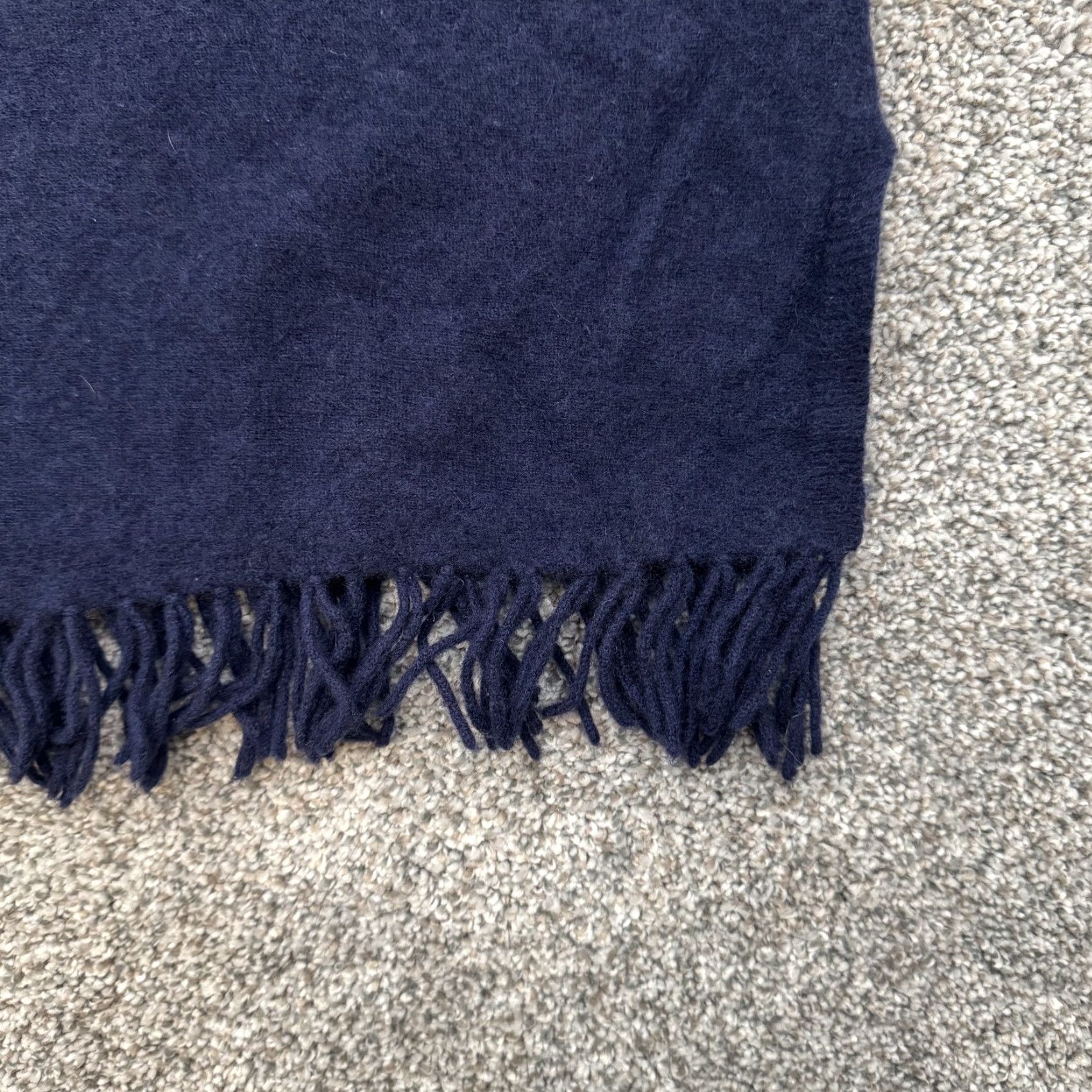 Lilly Pulitzer Lilly Pulitzer Sweater Womens XS Navy Blue 100% Cashmere Fringe Pullover S Size XS / US 0-2 / IT 36-38 - 6 Thumbnail