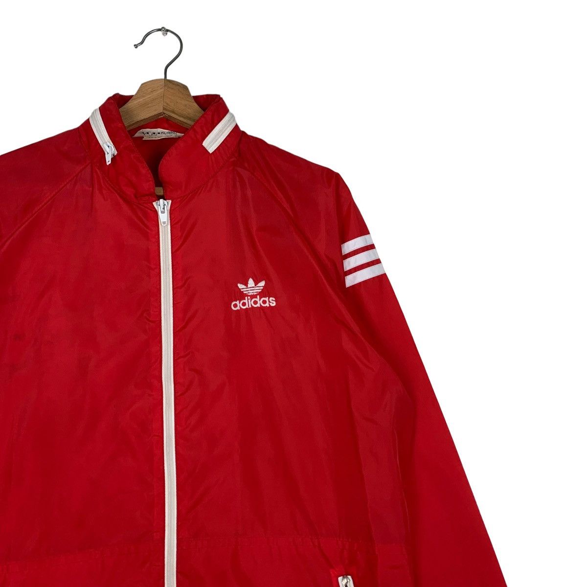 Adidas 90's ADIDAS Trefoil Embroidery Logo Light Jacket #0390-C18 Size US L / EU 52-54 / 3 - 5 Thumbnail