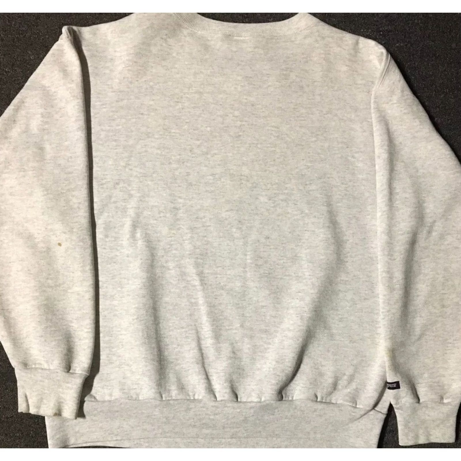 Vintage VINTAGE ASU Faded Spellout Sweatshirt Sweatshirt Hoodie L Gray Men Pullover 90s University Sun Devils Track & Field 90s Sports Boys Mens Size US L / EU 52-54 / 3 - 7 Thumbnail