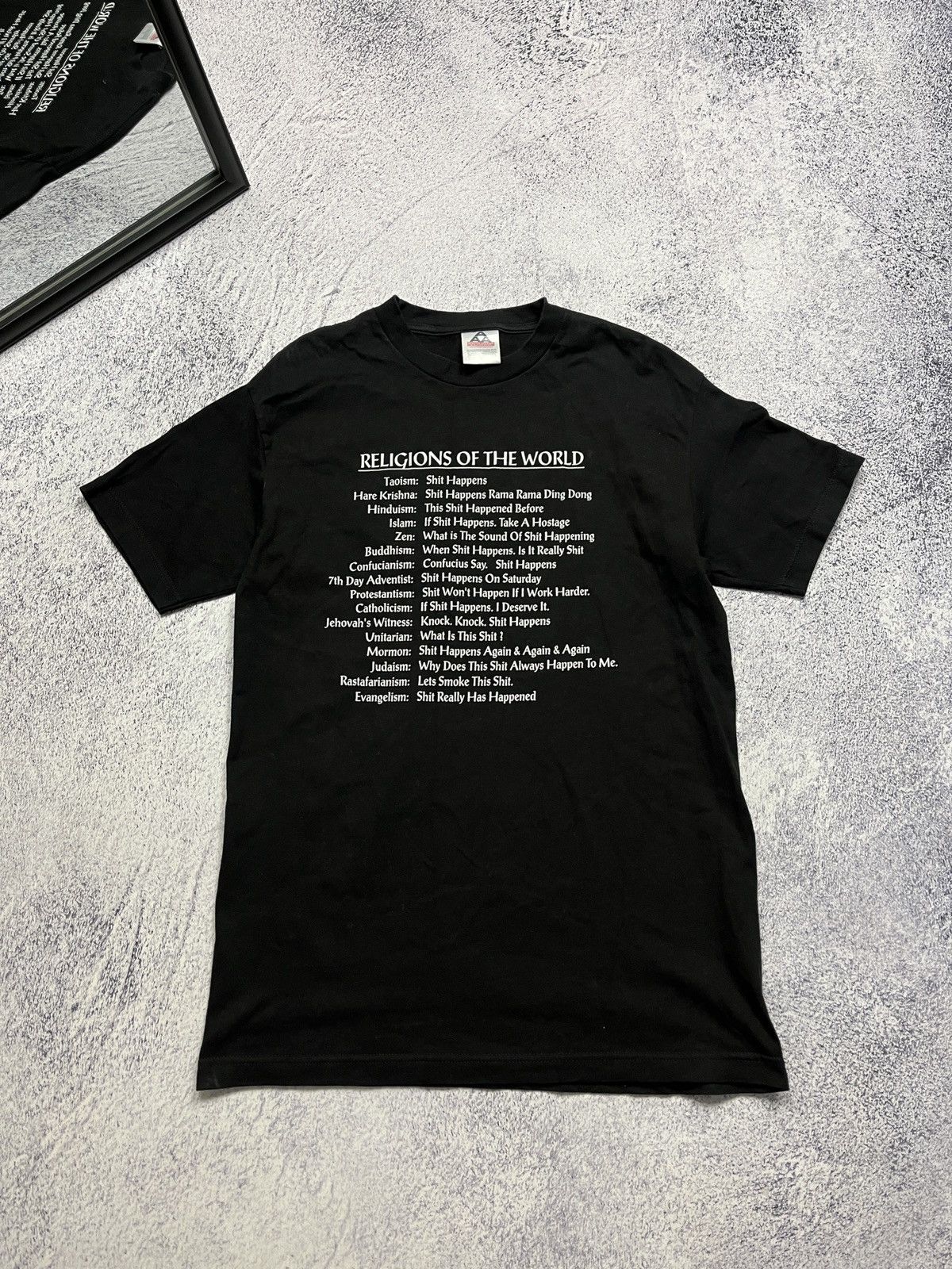 Vintage Vintage Religions Of The World Dirty Humor Funny T Shirt Size US M / EU 48-50 / 2 - 2 Thumbnail