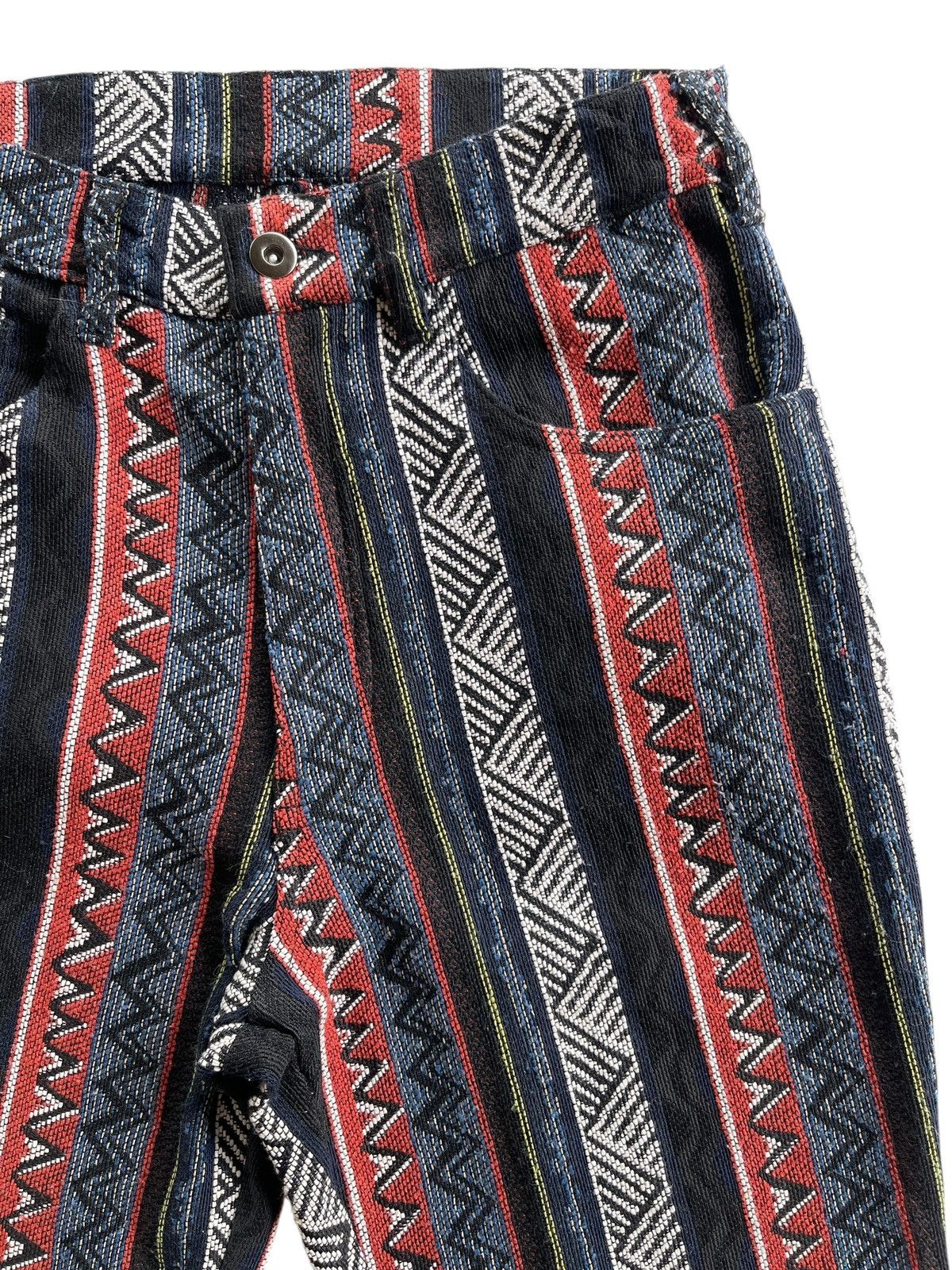 Vintage Vintage Fafatt Rockabilly Printed High Waist Pants Size 28" / US 6 / IT 42 - 5 Thumbnail