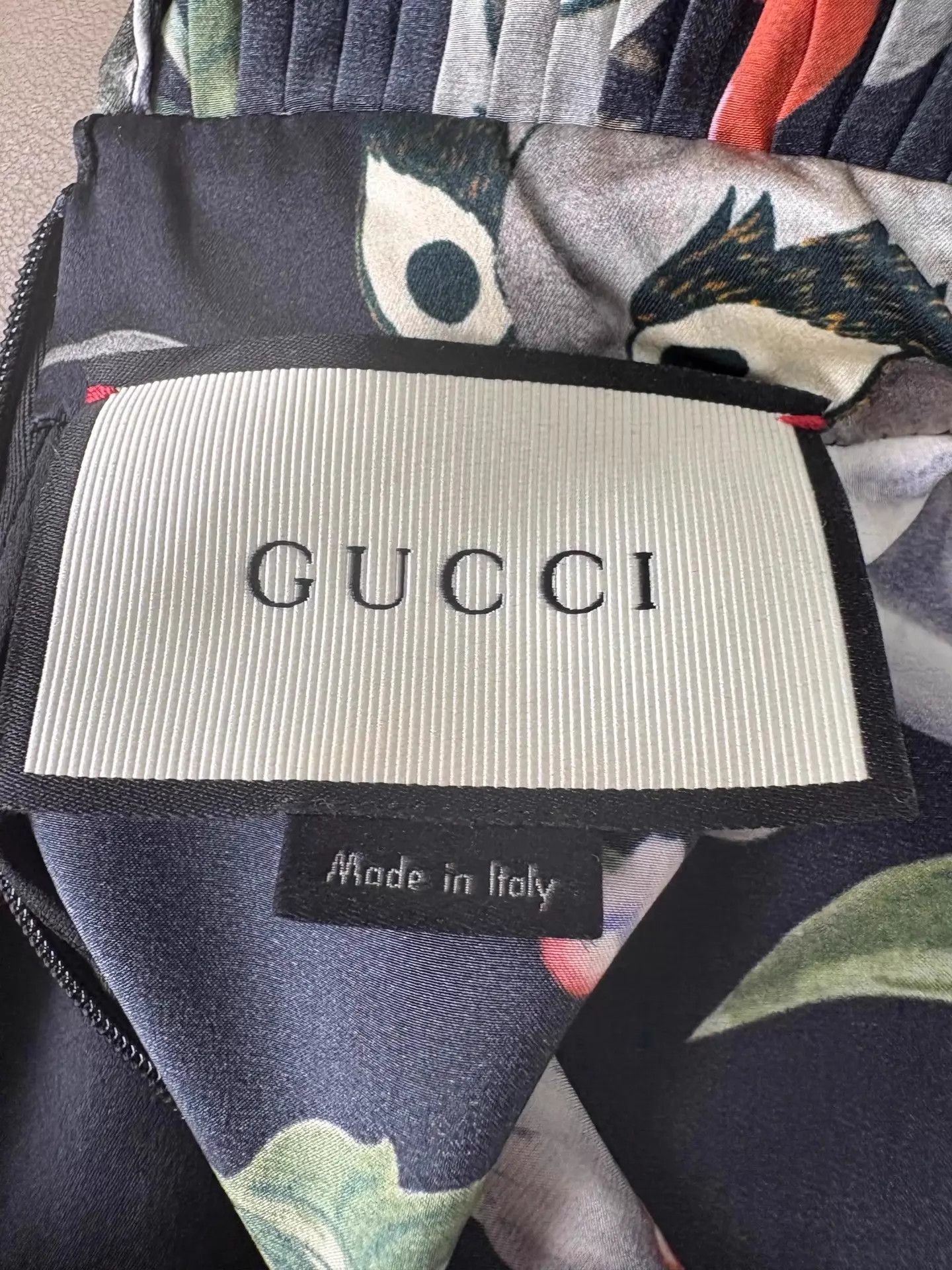 Gucci Gucci Runway Black Yellow Bow Dragon Print Silk Dress IT38 Size XS / US 0-2 / IT 36-38 - 5 Thumbnail